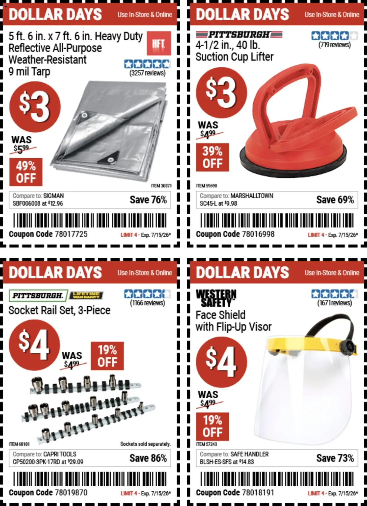 Weekly ad Harbor Freight Dollar Days (07/02 - 07/15 2026) - Flyer from July 2 to July 15 2026 - Page 6