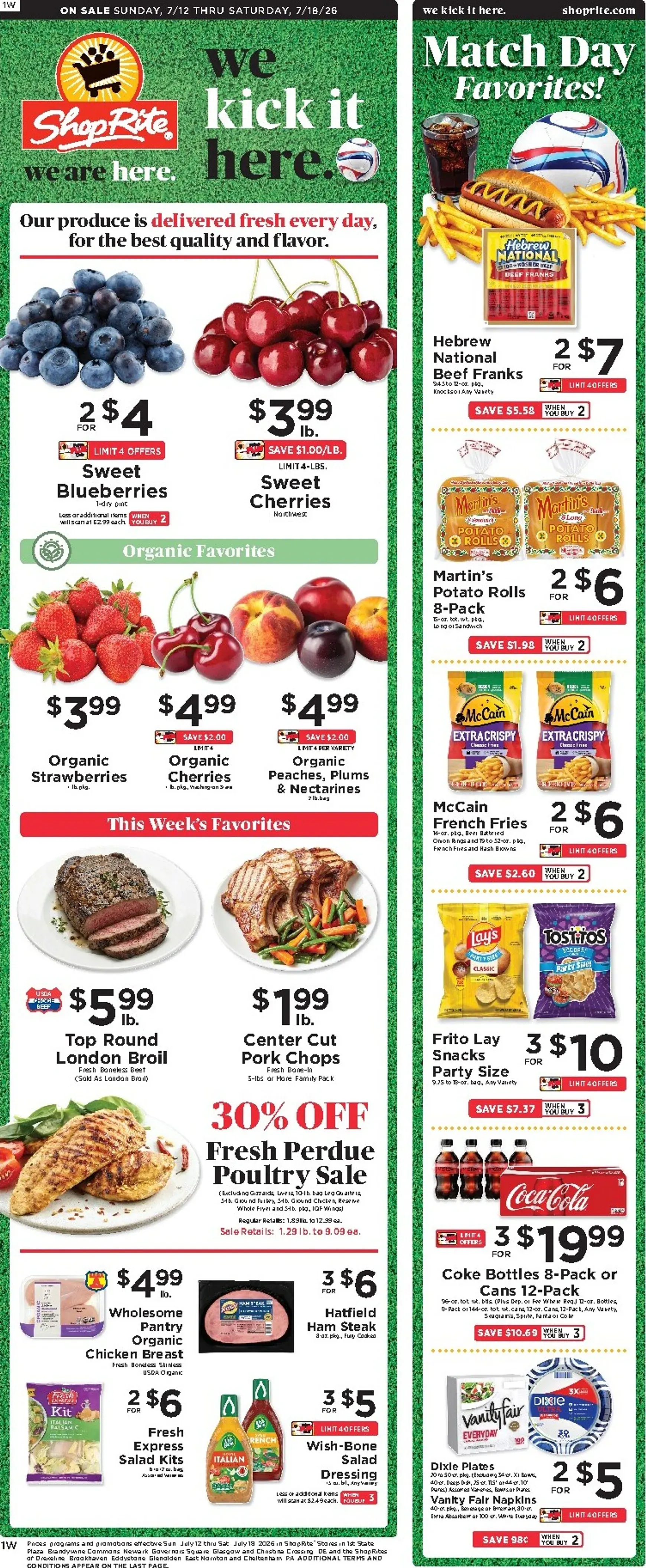 Weekly ad Current ShopRite leaflet valid from Sunday 07/12/2026 to Saturday 07/18/2026 from July 12 to July 18 2026 - Page 2