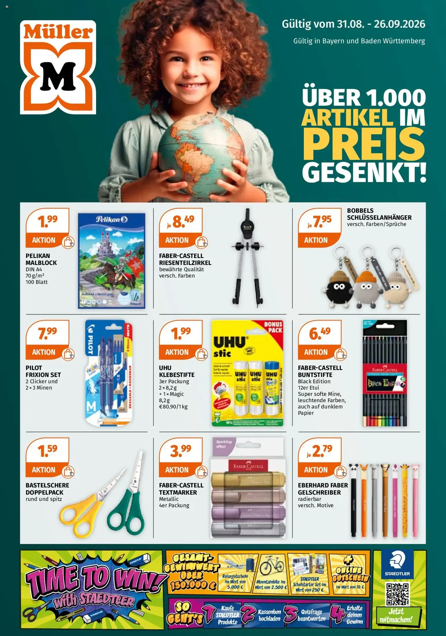 Neue Müller Prospekt (vom 31.08.2026 - 26.09.2026) von 31. August bis 26. September 2026 - Prospekt seite 1