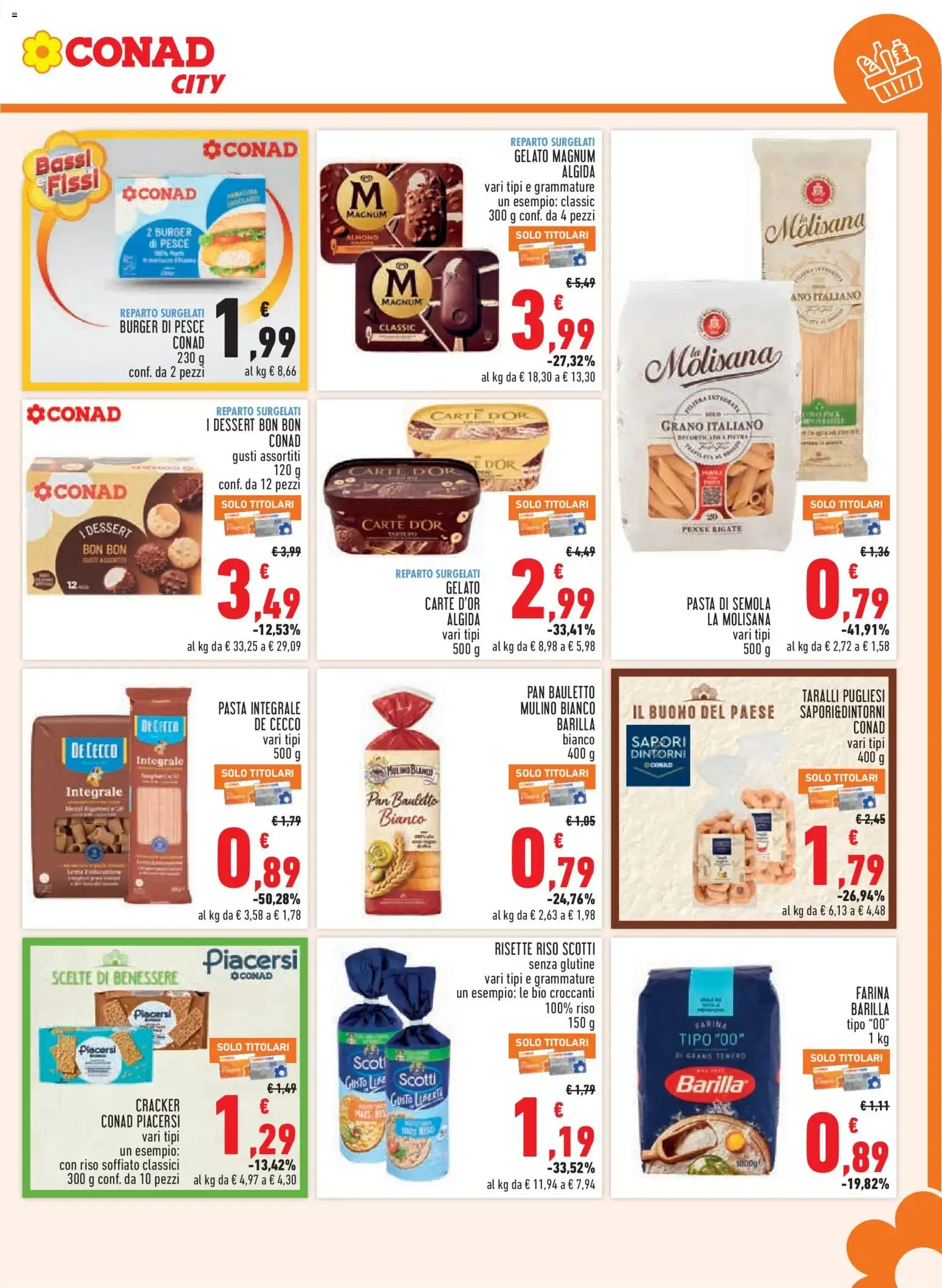 Conad City: I tuoi preferiti, al miglior prezzo da 26 agosto a 8 settembre di 2026 - Pagina del volantino 9