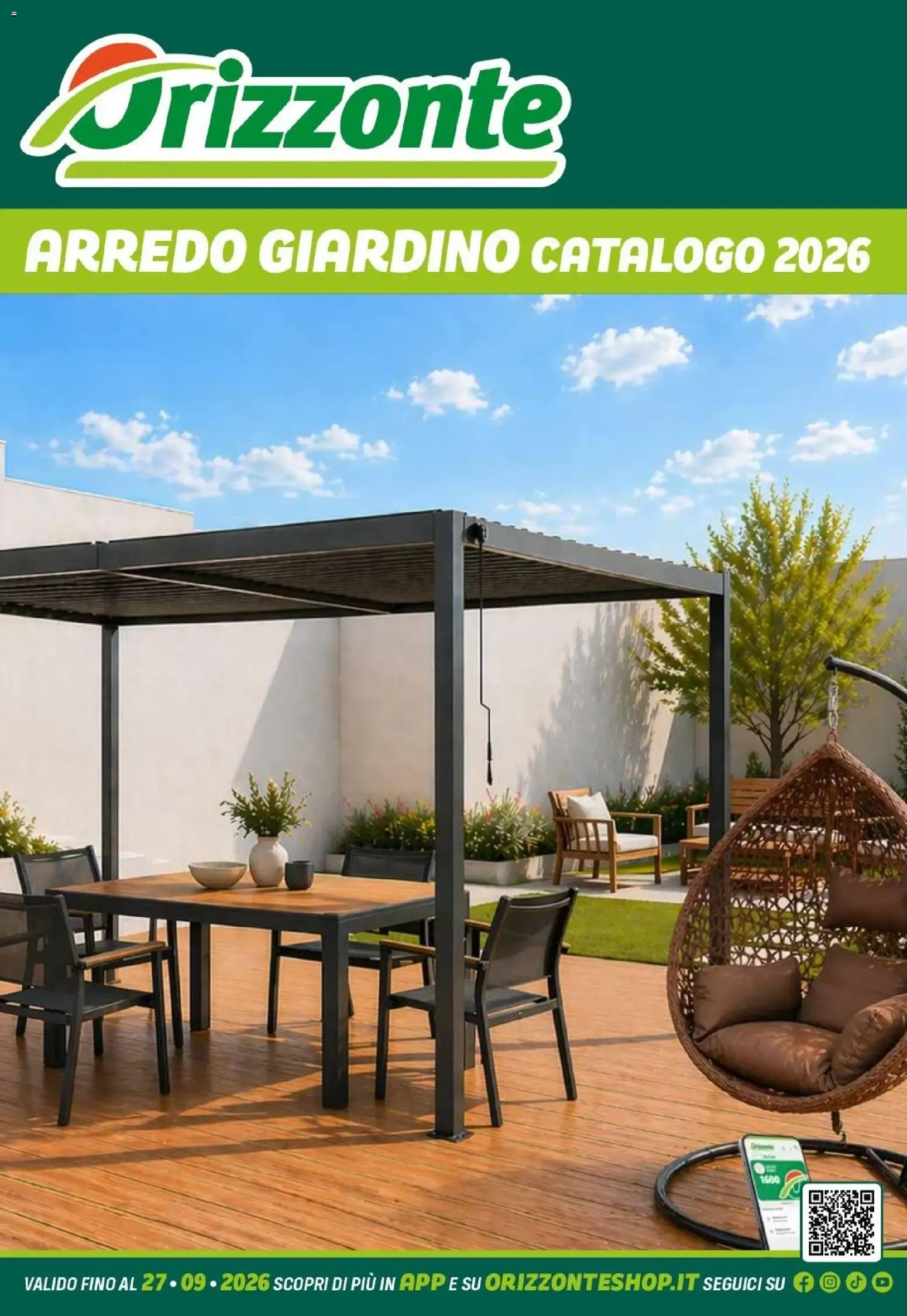 Orizzonte ARREDO GIARDINO CATALOGO 2026 da 24 aprile a 27 settembre di 2026 - Pagina del volantino 1