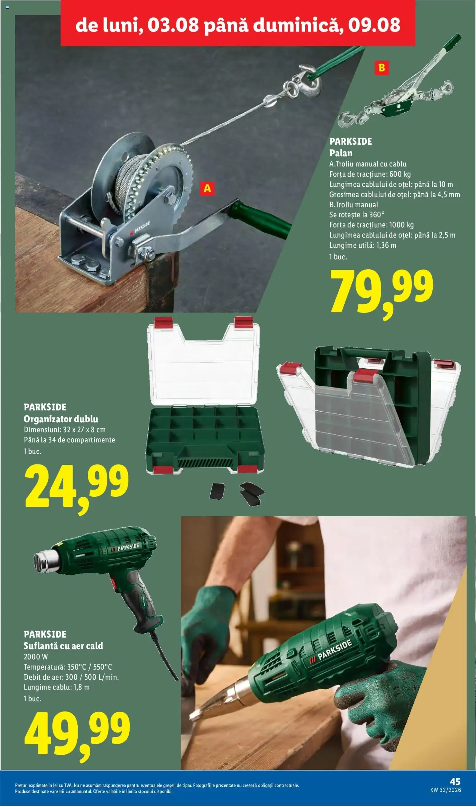 Catalog Catalog LIDL 03.08.2026 - Oferta și Revista online de la 3 august până la 9 august 2026 - Revista Pagina 45