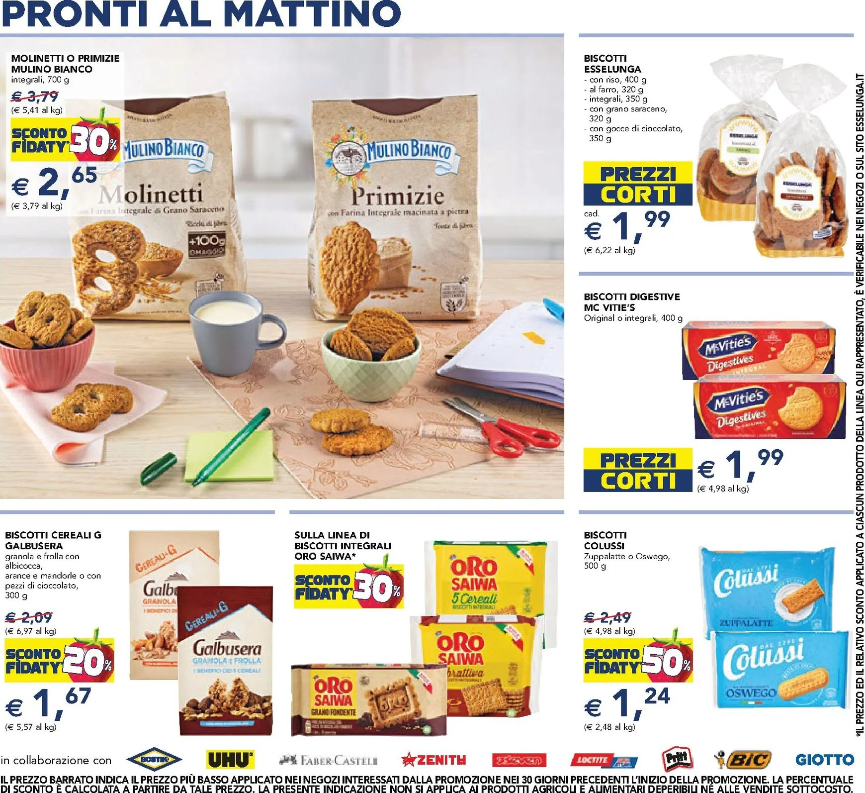 Volantino attuale di Esselunga - Scuola e Colazione valido dal lunedì 24/08/2026 al mercoledì 09/09/2026 da 24 agosto a 9 settembre di 2026 - Pagina del volantino 16