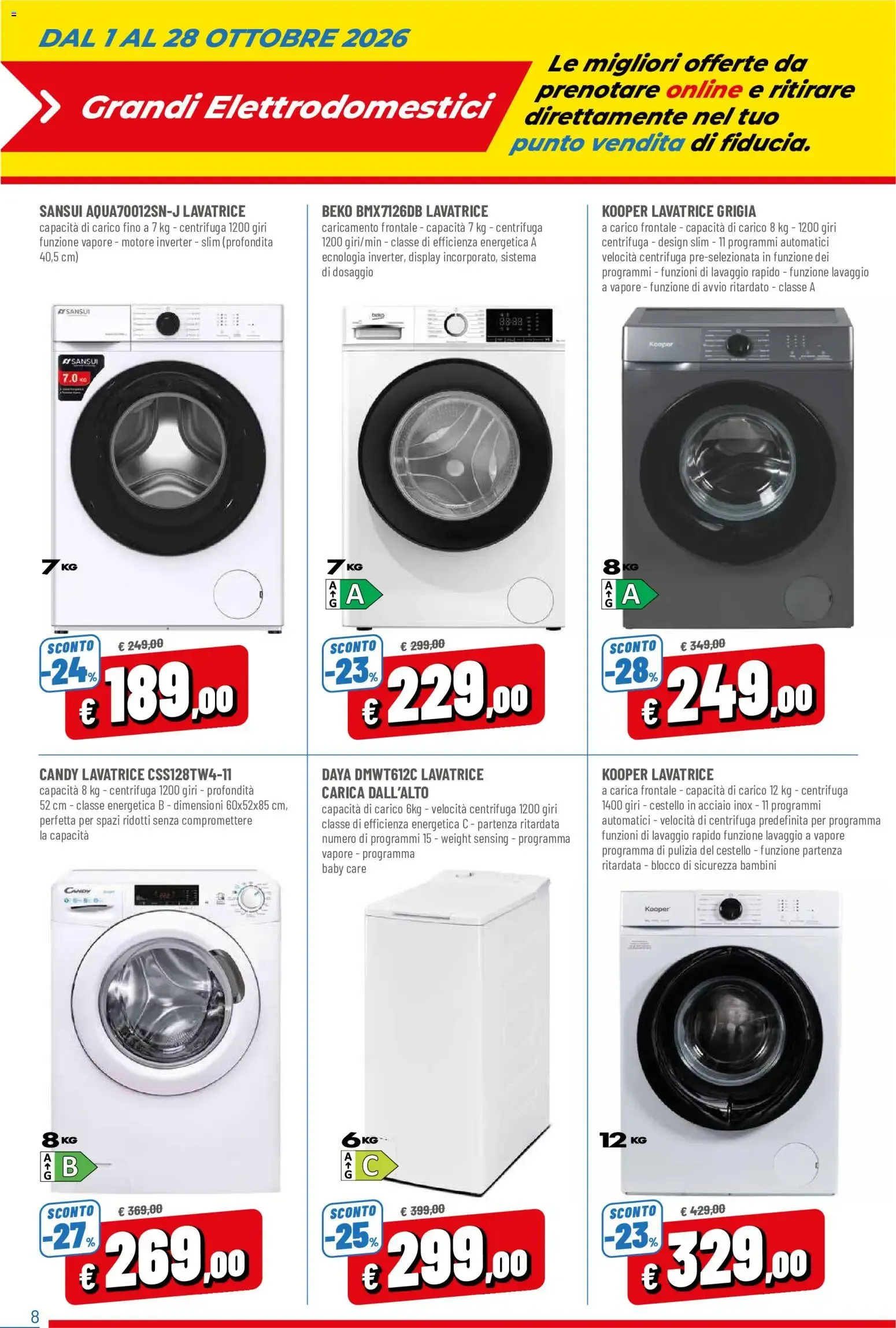 Nuovo D Più volantino dal 01/10/2026 > offerte anteprima 🛍️ da 1 ottobre a 28 ottobre di 2026 - Pagina del volantino 8