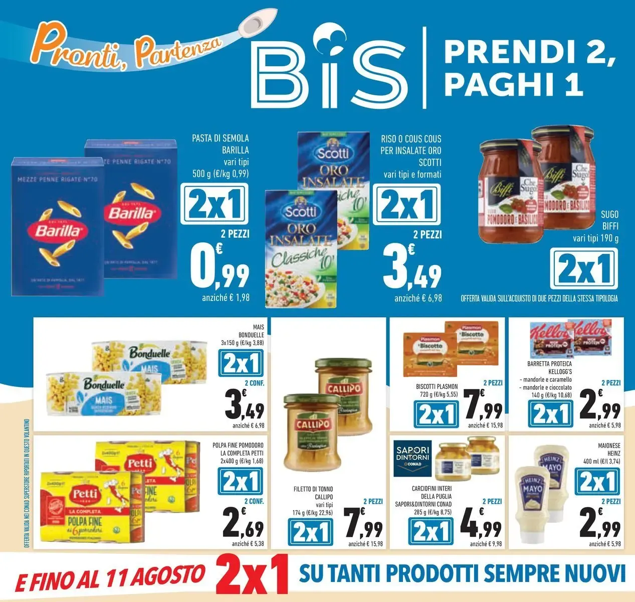 Conad Superstore: Pronti, Partenza Bis - Prendi 2, Paghi 1 da 15 luglio a 28 luglio di 2026 - Pagina del volantino 6