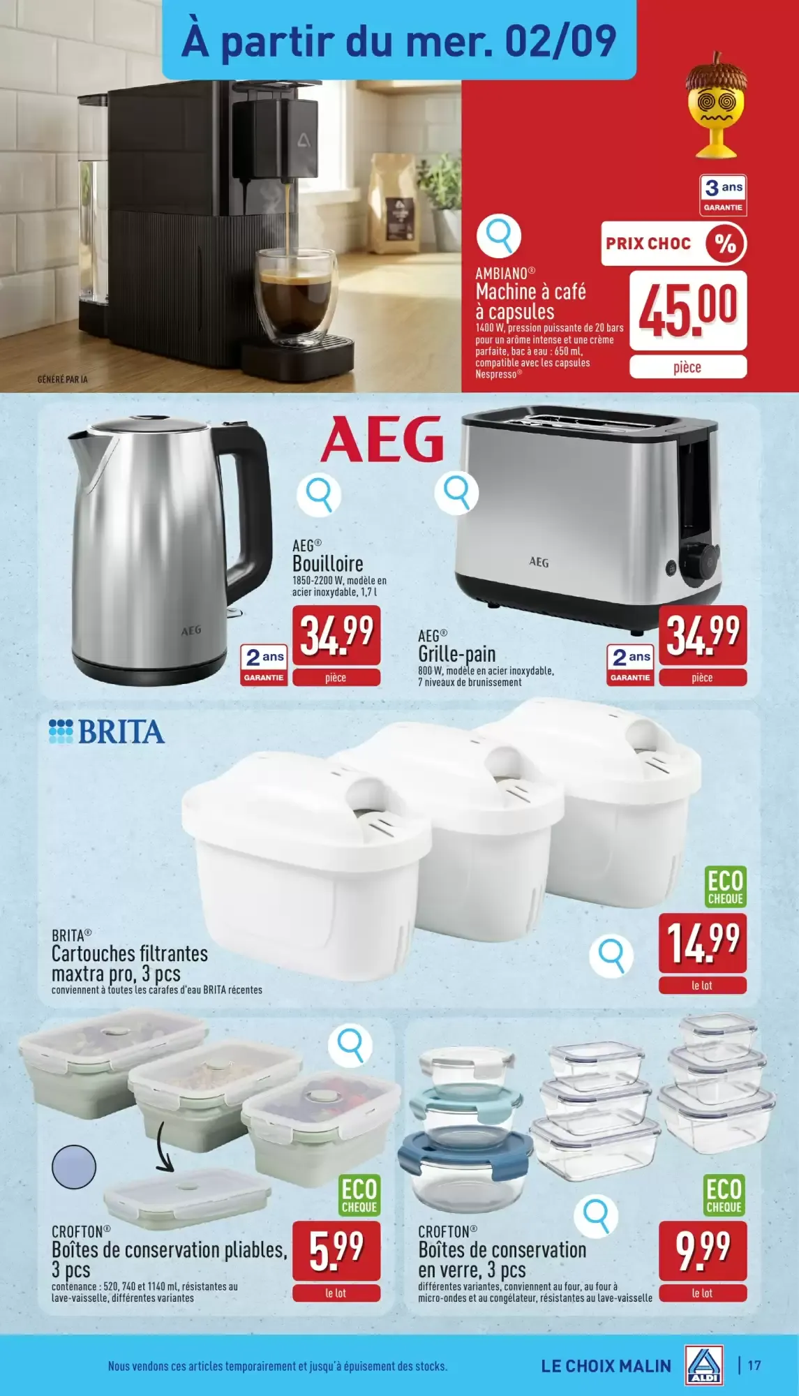 ALDI Dépliant 31/08 - 05/09 van 31 augustus tot 5 september 2026 - folder pagina 17