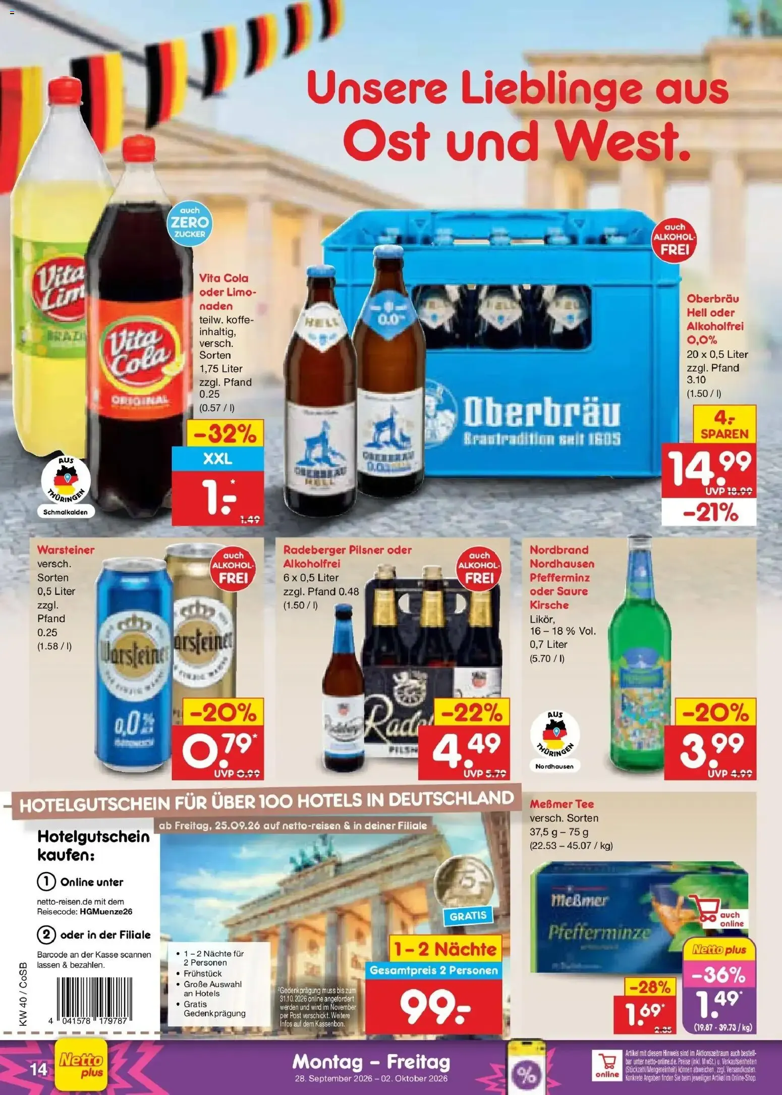 Netto Marken-Discount Prospekt Leipzig (ab 28.09.2026) » Angebote von 28. September bis 2. Oktober 2026 - Prospekt seite 20
