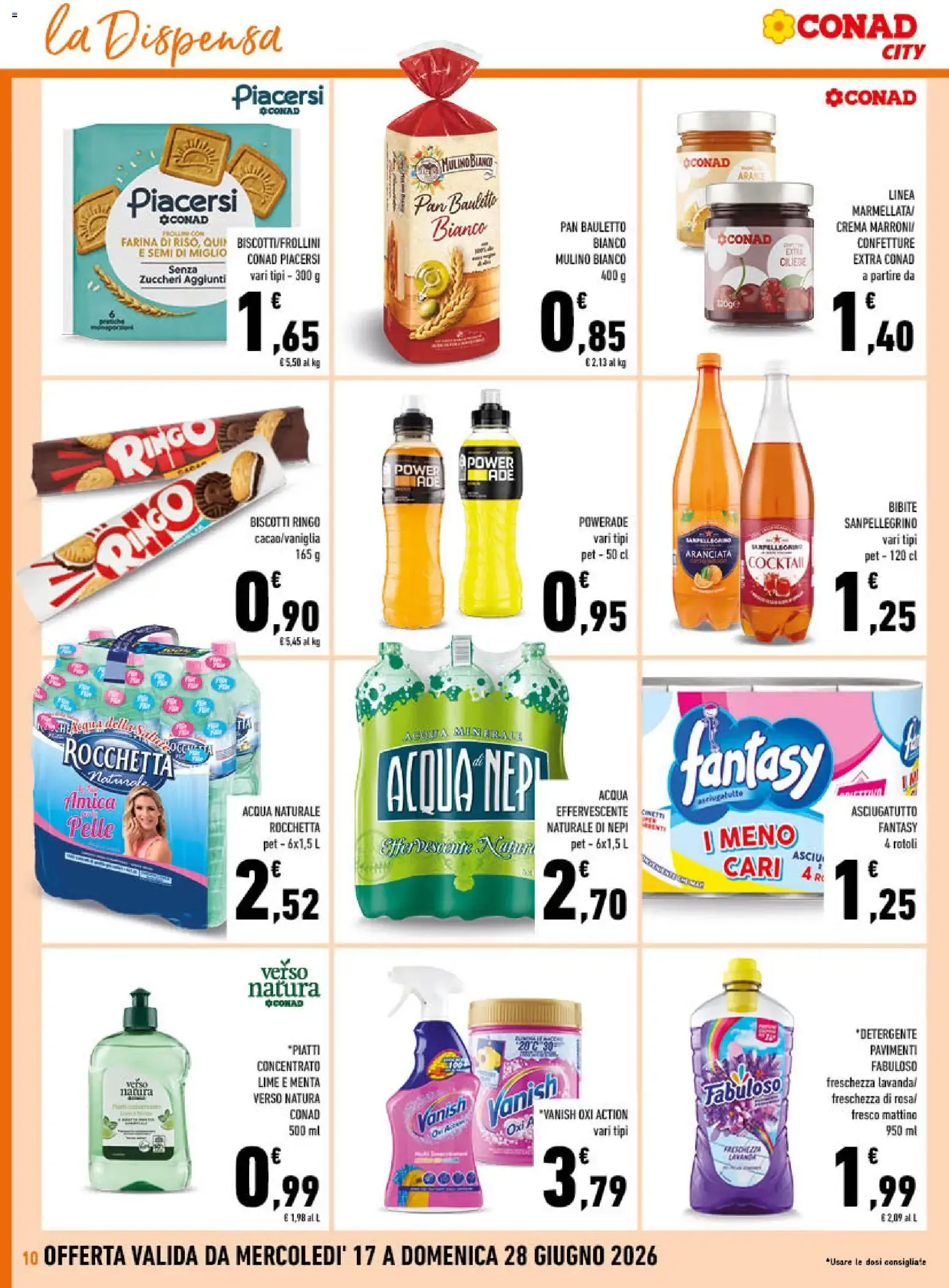Volantino Conad dal 17/06/2026 > Anteprima da 17 giugno a 28 giugno di 2026 - Pagina del volantino 10