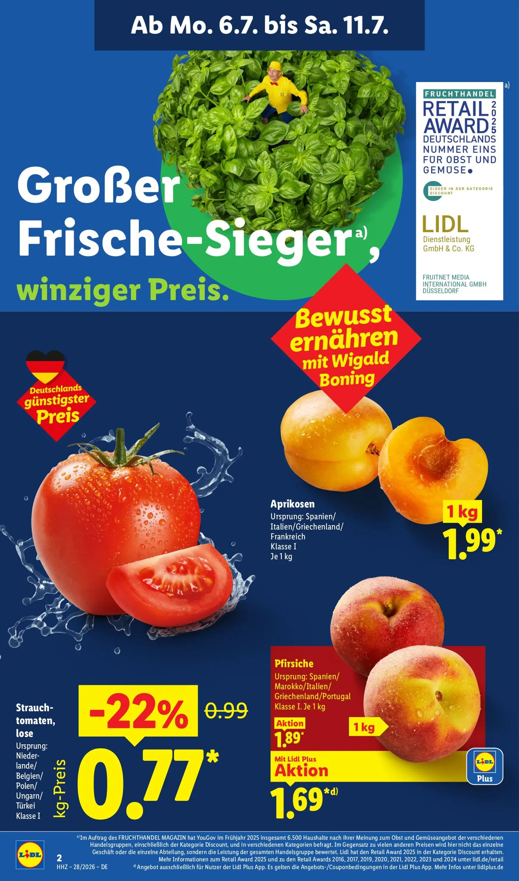 Lidl Prospekt nächste Woche – von Montag 06.07.2026 bis Samstag 11.07.2026 von 6. Juli bis 11. Juli 2026 - Prospekt seite 2
