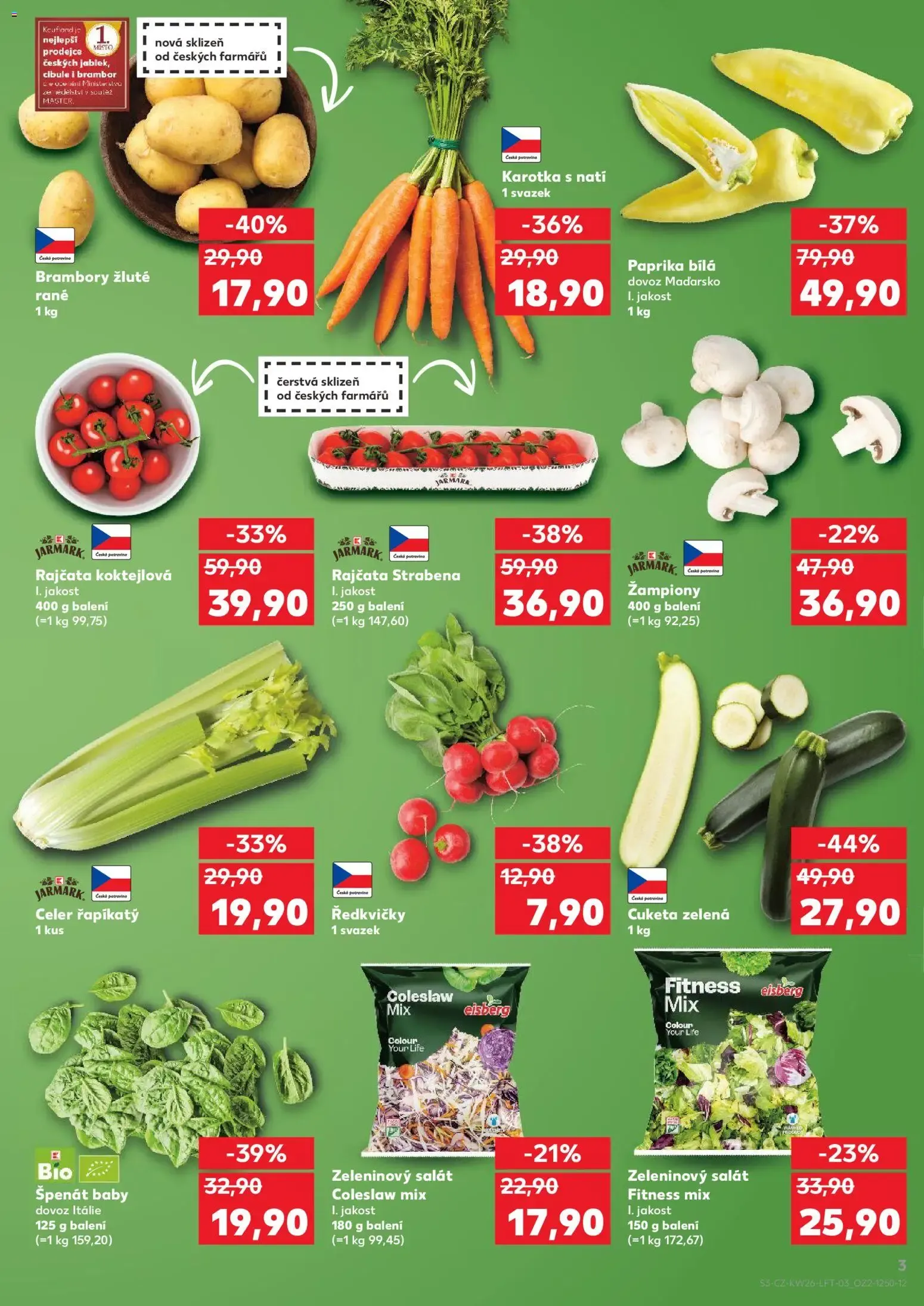 Kaufland Leták: Nejlepší cena pro Česko - 24. června 30. června 2026 - Page 3