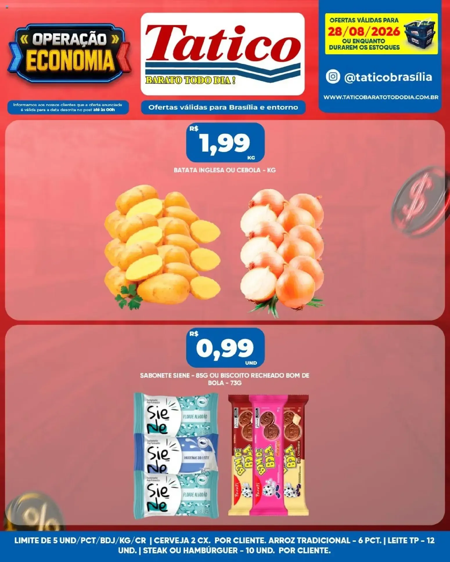 Encarte de Tatico ofertas do Dia de 28/08/2026 | Promoções Online 28 de agosto até 28 de agosto 2026 - Pagina 1