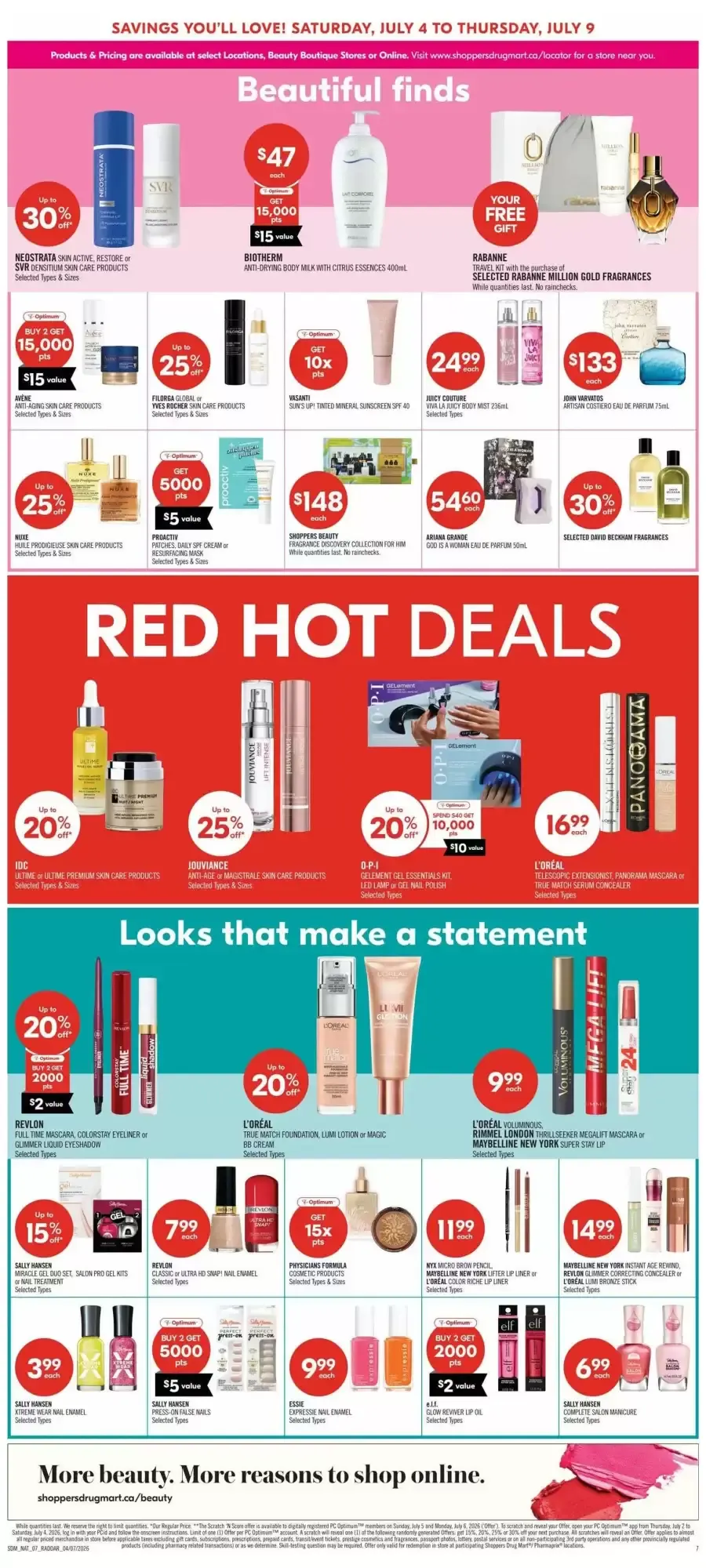 Shoppers Drug Mart flyer week 27 from July 4 to July 9 2026 - flyer page 8