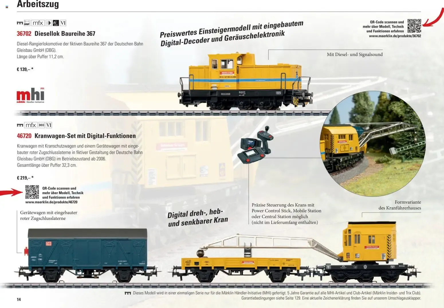 Märklin Neuheiten 2026 von 1. Januar bis 31. Dezember 2026 - Prospekt seite 16