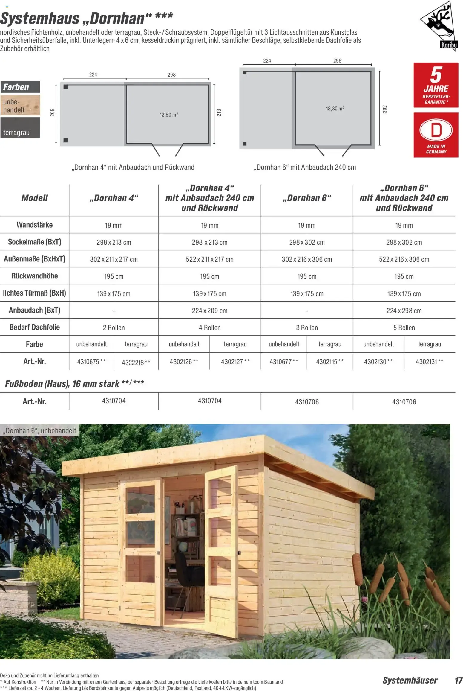 Toom Baumarkt Gartenhäuser & Carports 2026 (ab 20.02.2026) zum Blättern von 20. Februar bis 30. Juni 2026 - Prospekt seite 17
