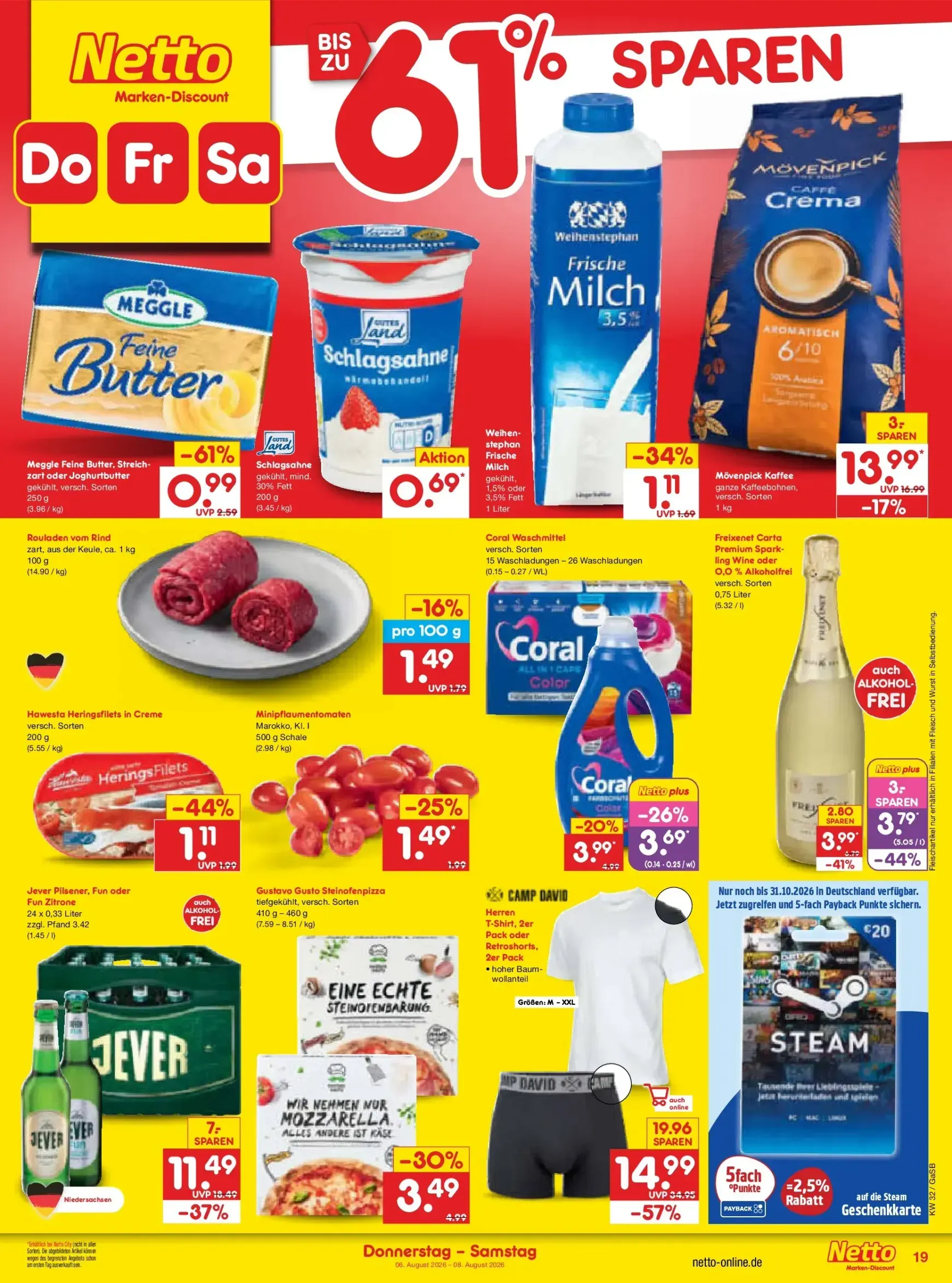 Netto Marken Discount Prospekt – von Montag 03.08.2026 bis Samstag 08.08.2026 von 3. August bis 8. August 2026 - Prospekt seite 37