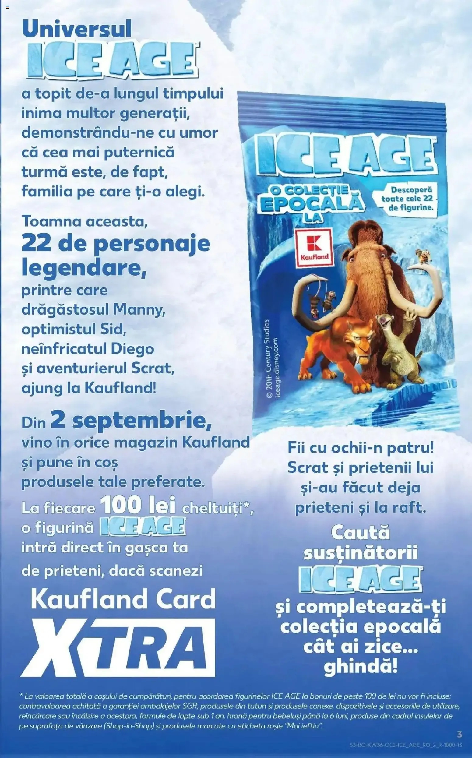 Catalog Kaufland: Ofertas y Colección Ice Age de la 2 septembrie până la 8 septembrie 2026 - Revista Pagina 3
