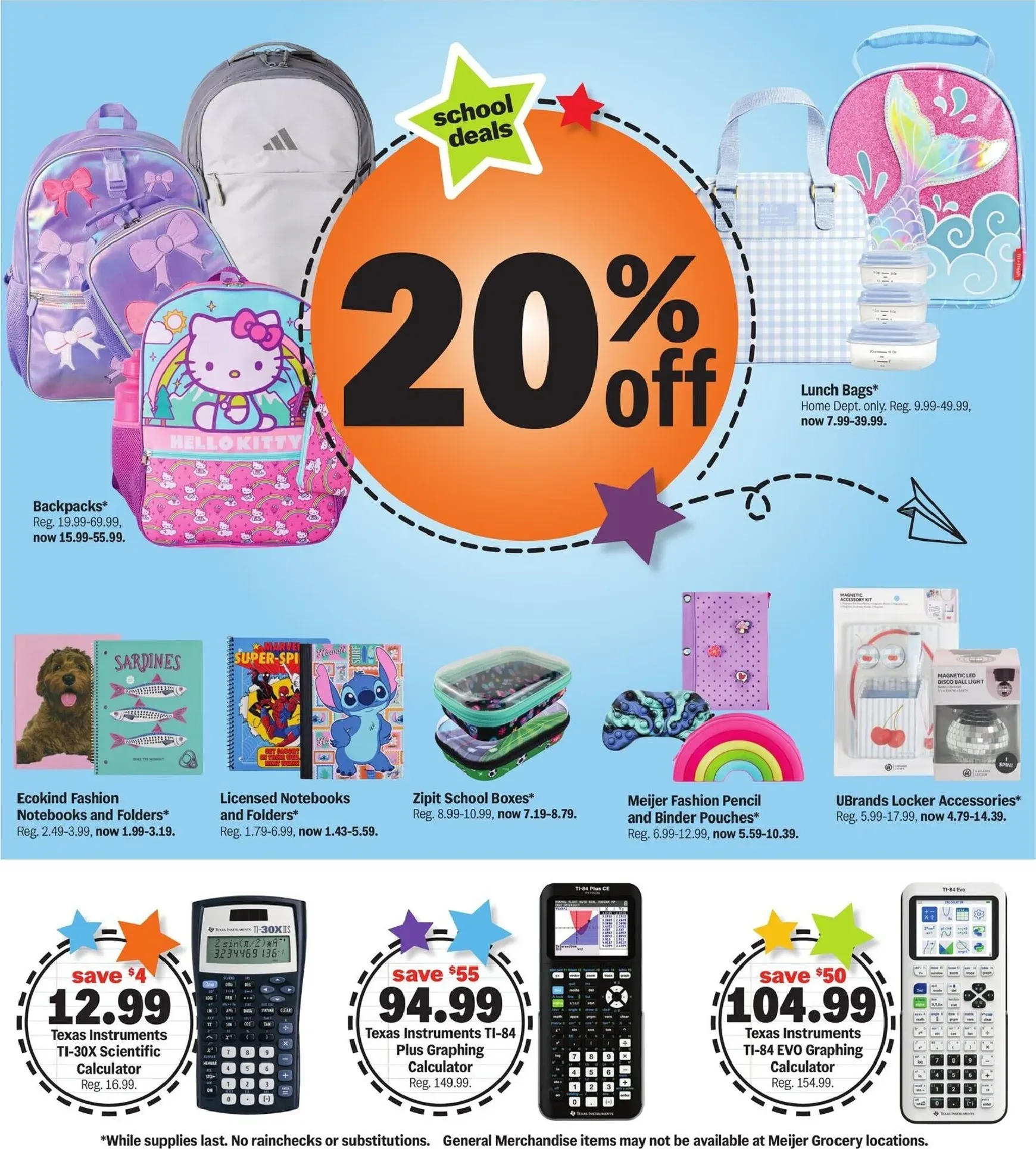 Weekly ad Meijer School Deals Under $1 from July 29 to August 11 2026 - Page 4