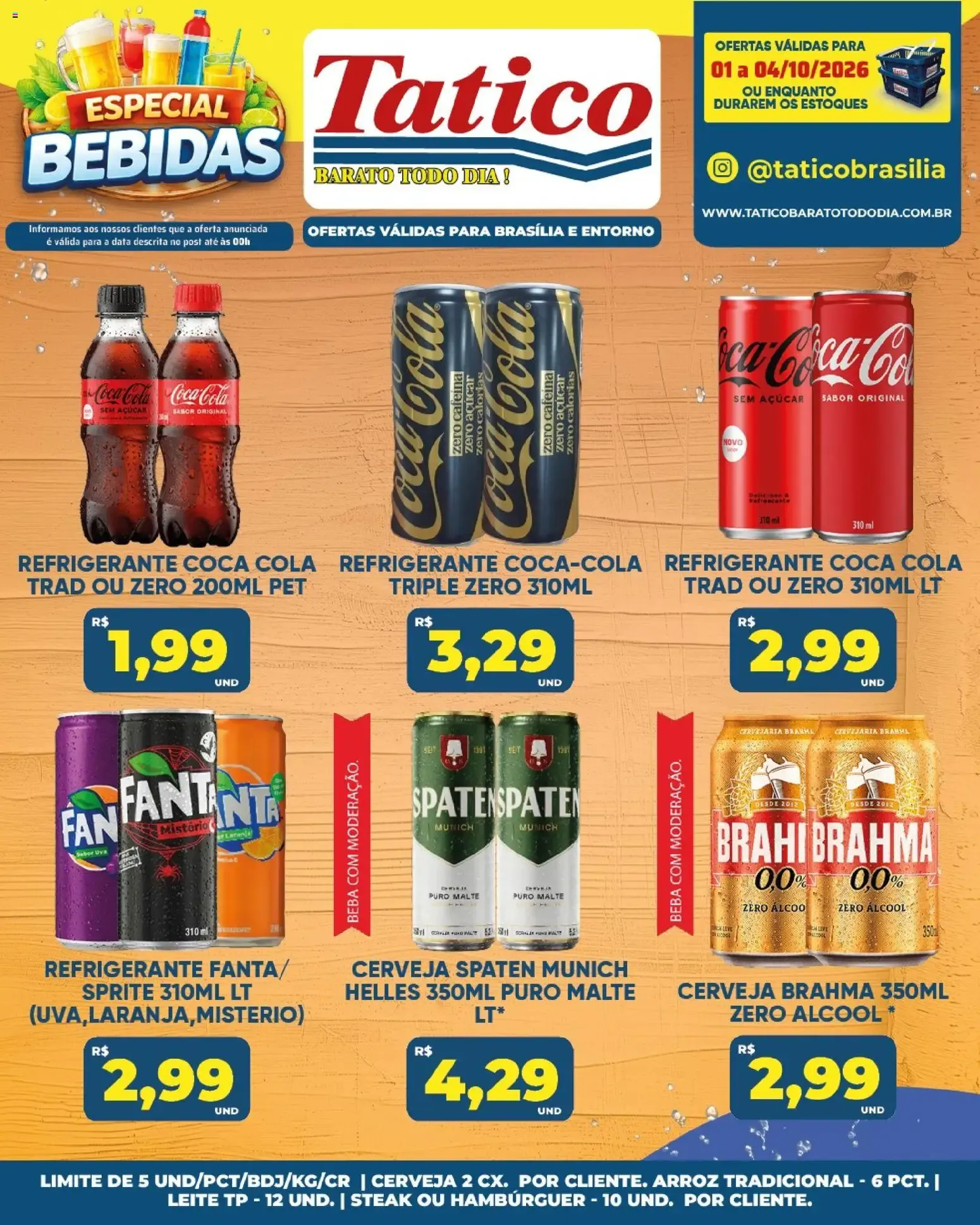 Encarte de Tatico: Parque de Ofertas e Barato Todo Dia! 3 de outubro até 4 de outubro 2026 - Pagina 39