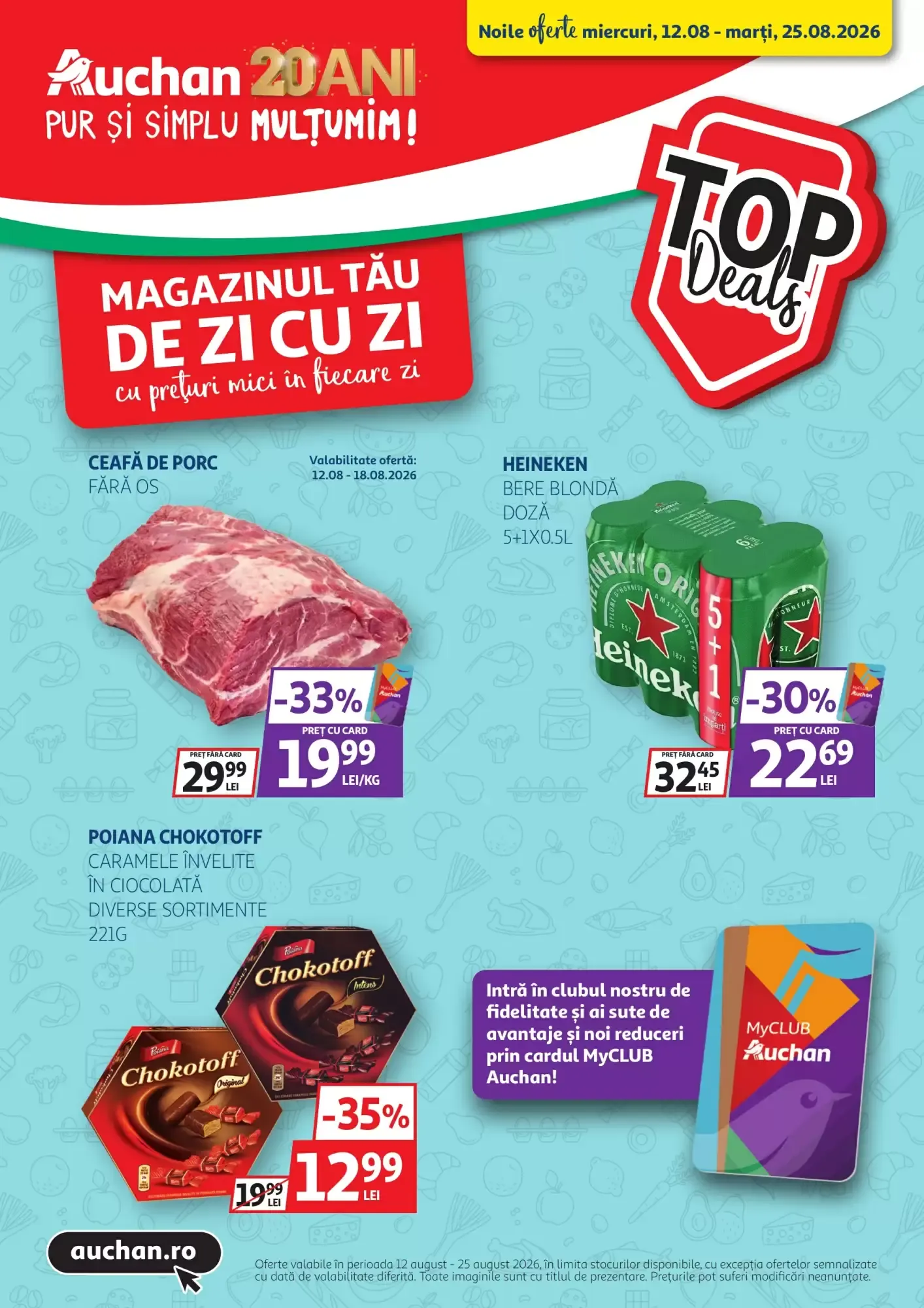 Catalog Noile oferte miercuri, 12.08 - marți, 25.08.2026 de la 12 august până la 25 august 2026 - Revista Pagina 1