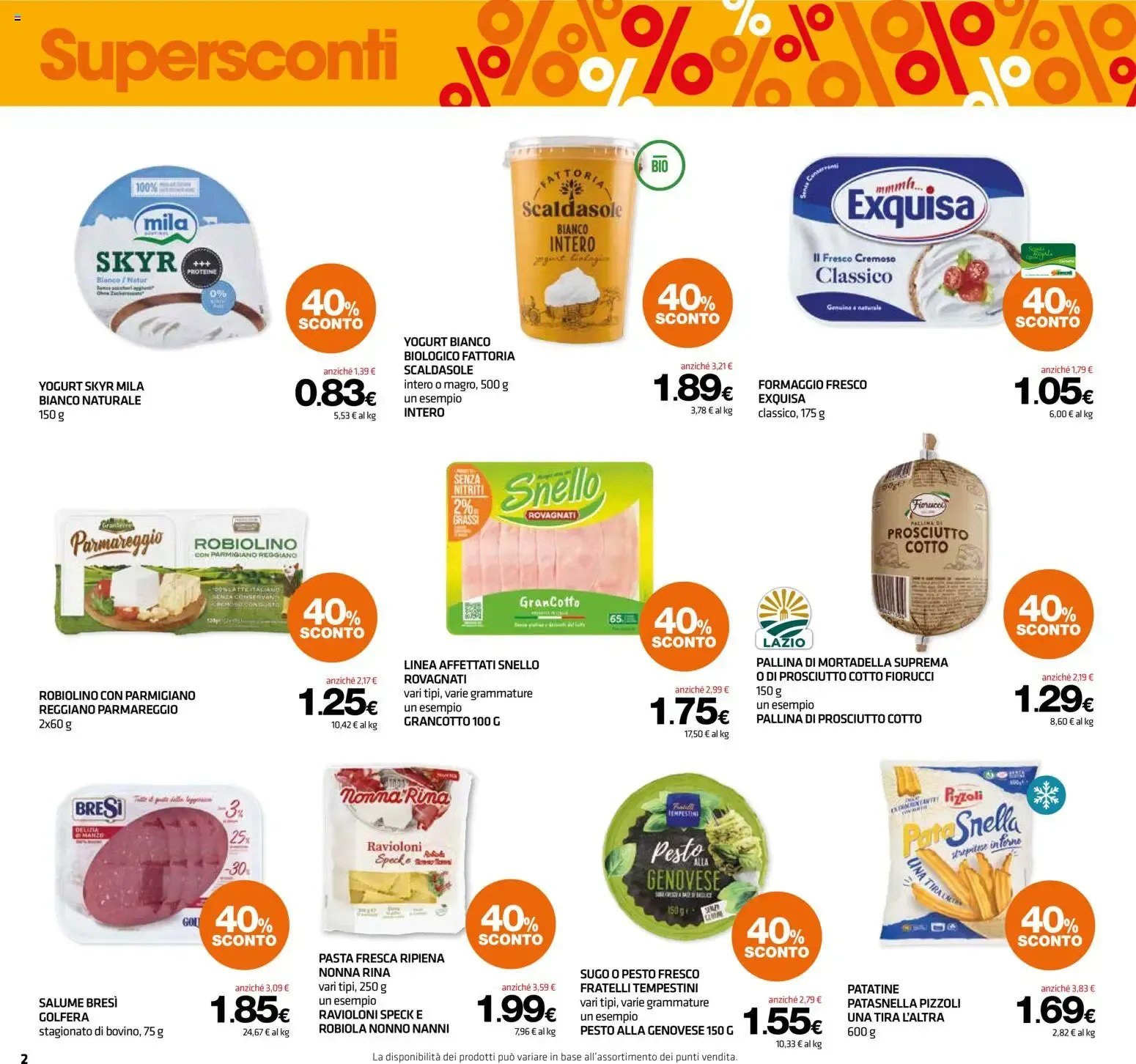 Superconti volantino dal 27/08/2026 - online Offerte da 27 agosto a 9 settembre di 2026 - Pagina del volantino 2