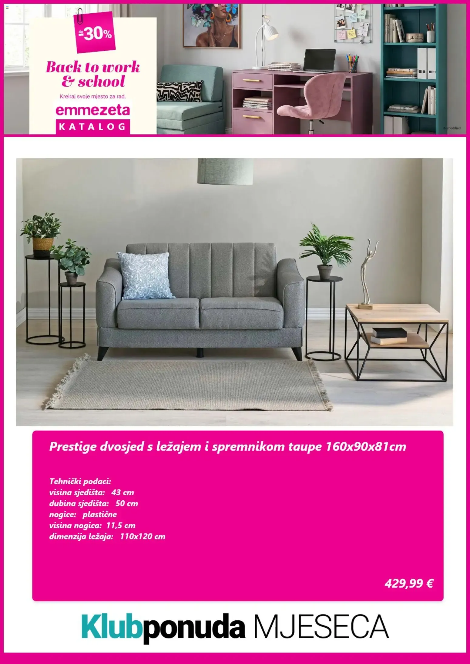 Katalog Emmezeta Katalog: Back to work & school, Klubponuda Mjeseca od 1. rujna do 21. rujna 2026. - Pregled Stranica 3