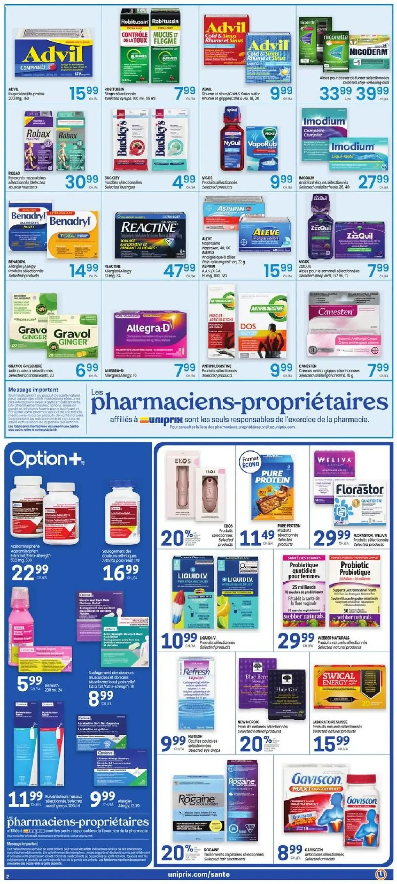 Uniprix weekly flyer / circulaire from Sep 17, 2026 > weekly specials & deals from September 17 to September 23 2026 - flyer page 3