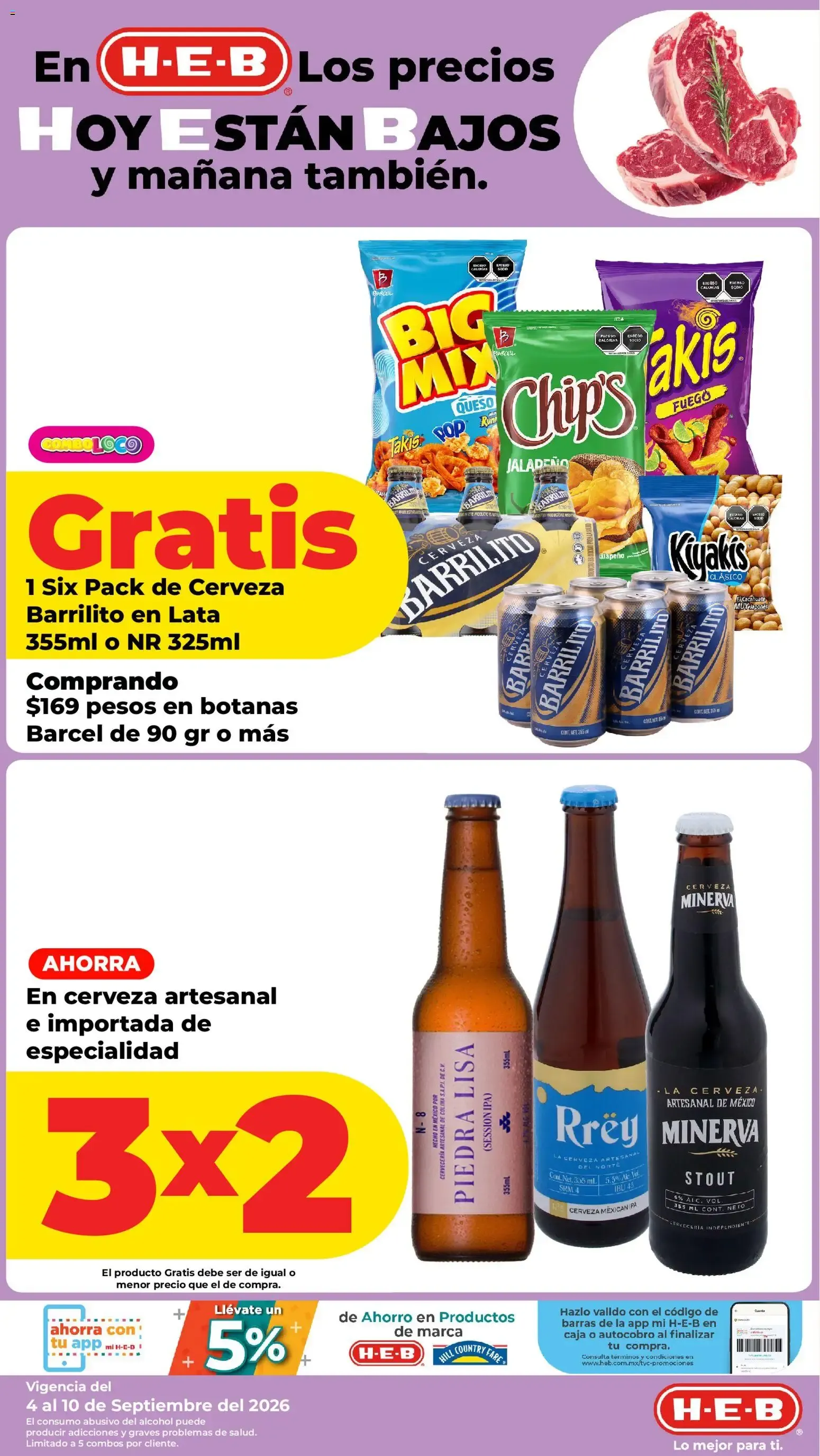 Catálogo de H-E-B: Los precios hoy están bajos y mañana también 4 de septiembre al 7 de septiembre 2026 - Pagina 4