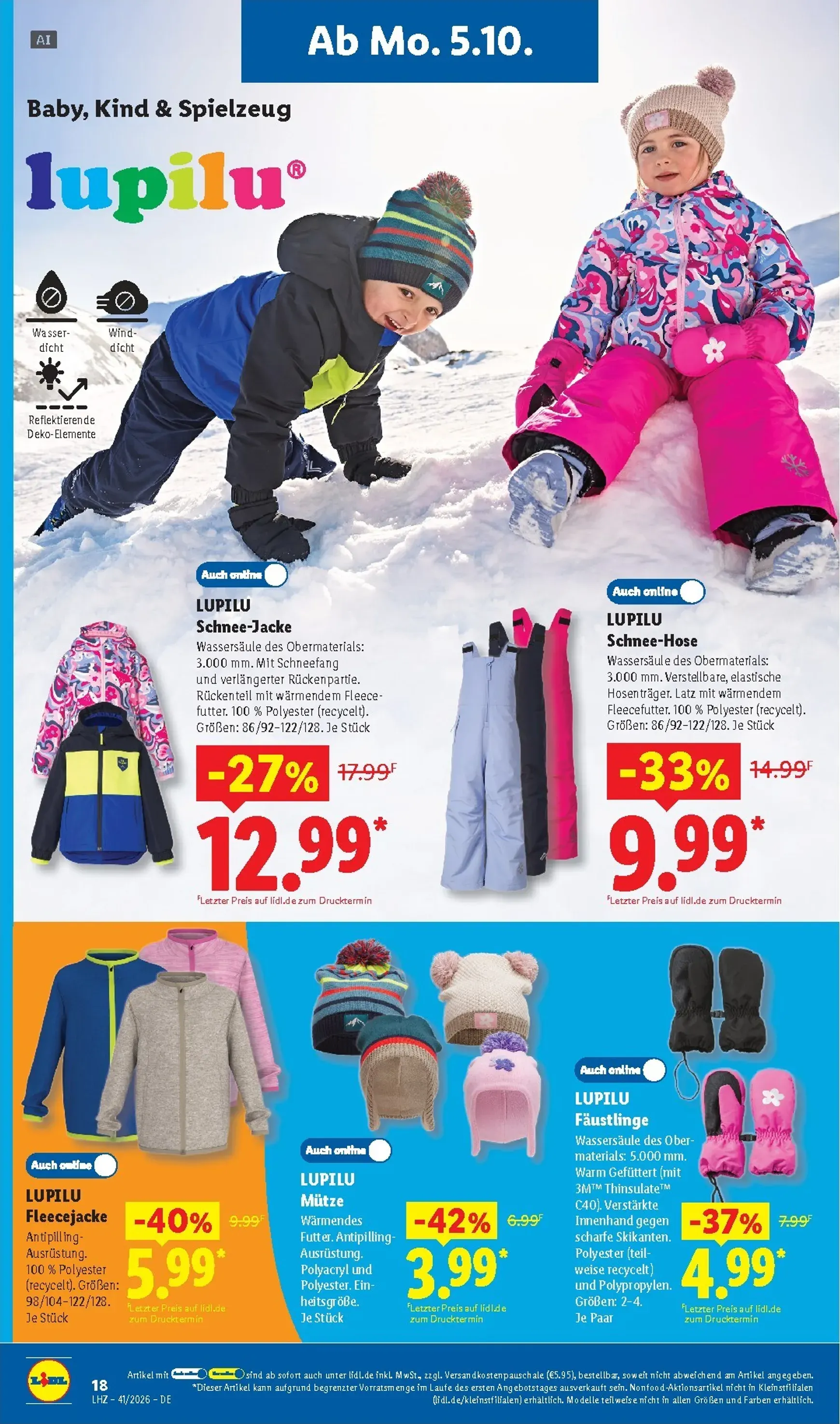 LIDL Angebot der Woche von 5. Oktober bis 10. Oktober 2026 - Prospekt seite 12