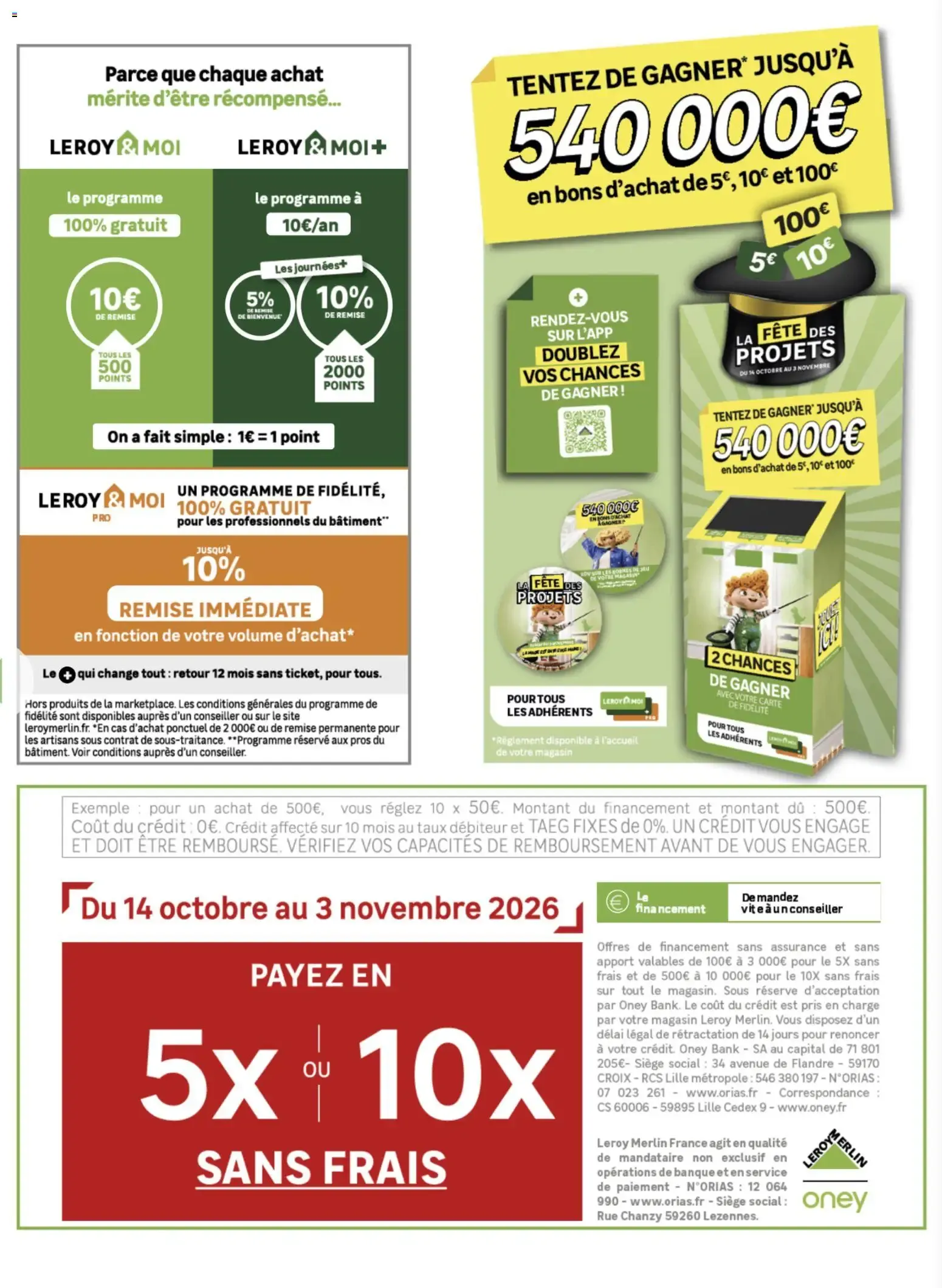 La Fête des Projets du 14 octobre au 3 novembre 2026 - Catalogue page 2