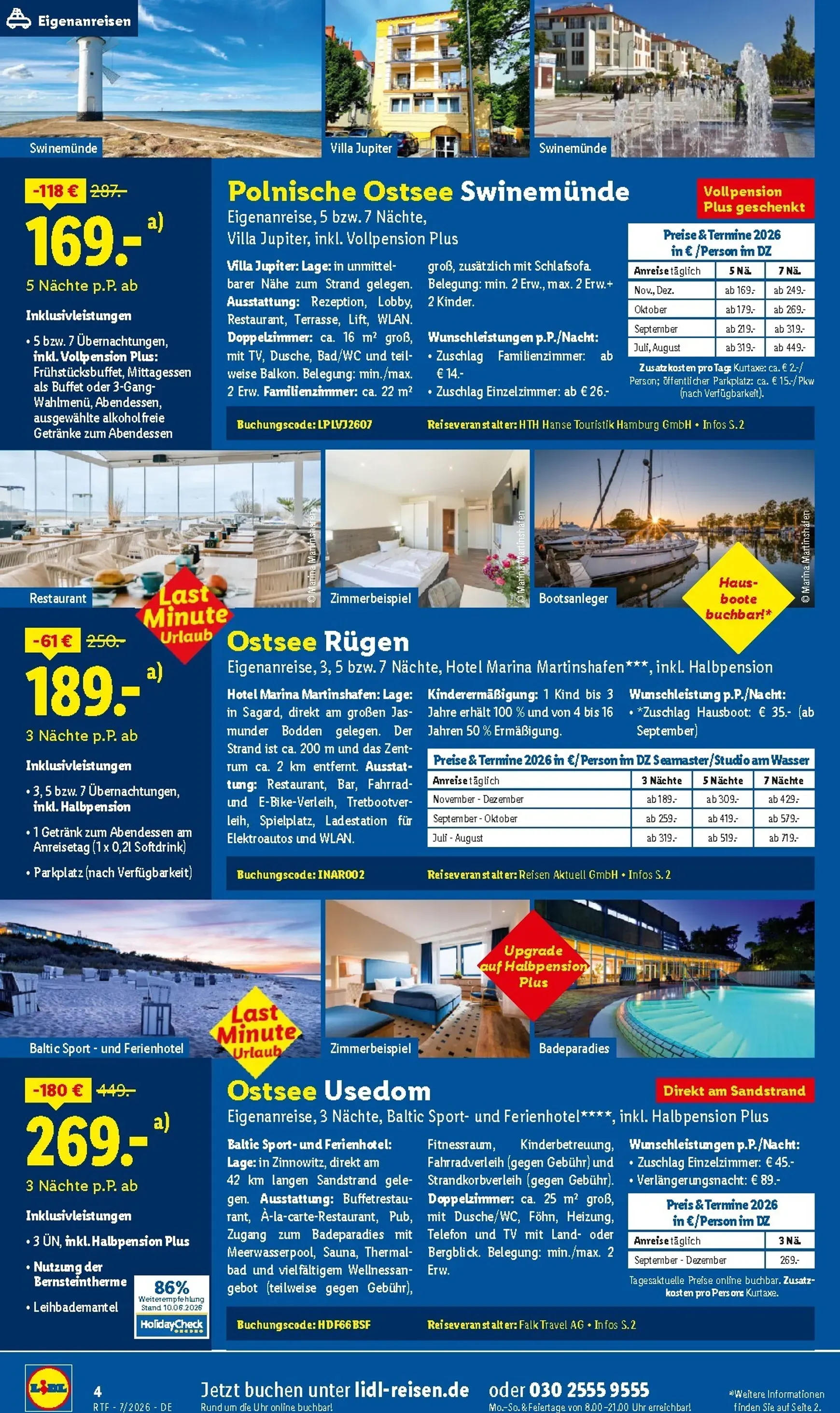 Lidl Reisen: Auf die Berge, fertig, los. Last Minute Urlaub von 15. Juli bis 15. August 2026 - Prospekt seite 4