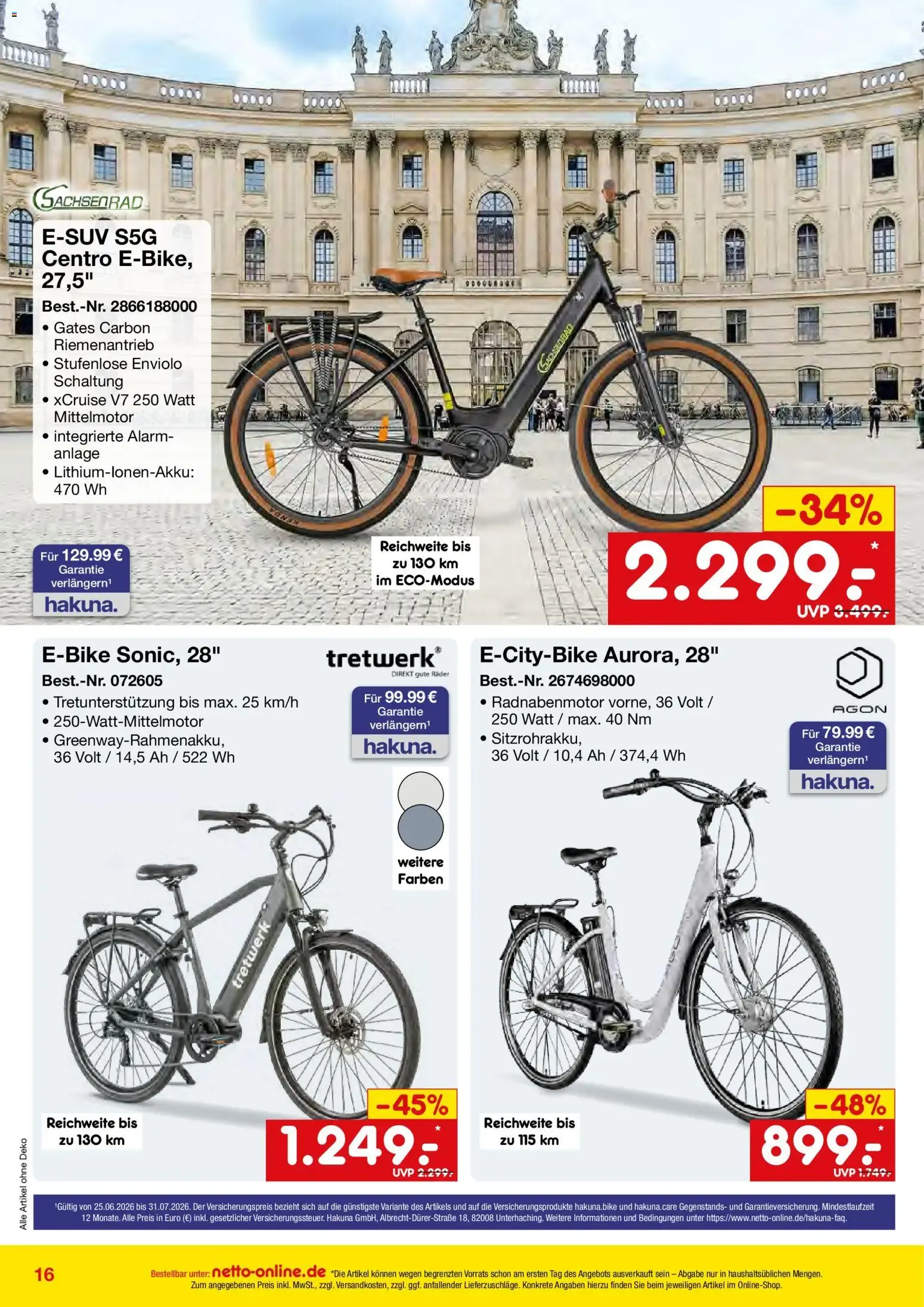 Netto Marken-Discount Online-Angebote Juli (ab 01.07.2026) » Angebote von 1. Juli bis 31. Juli 2026 - Prospekt seite 16