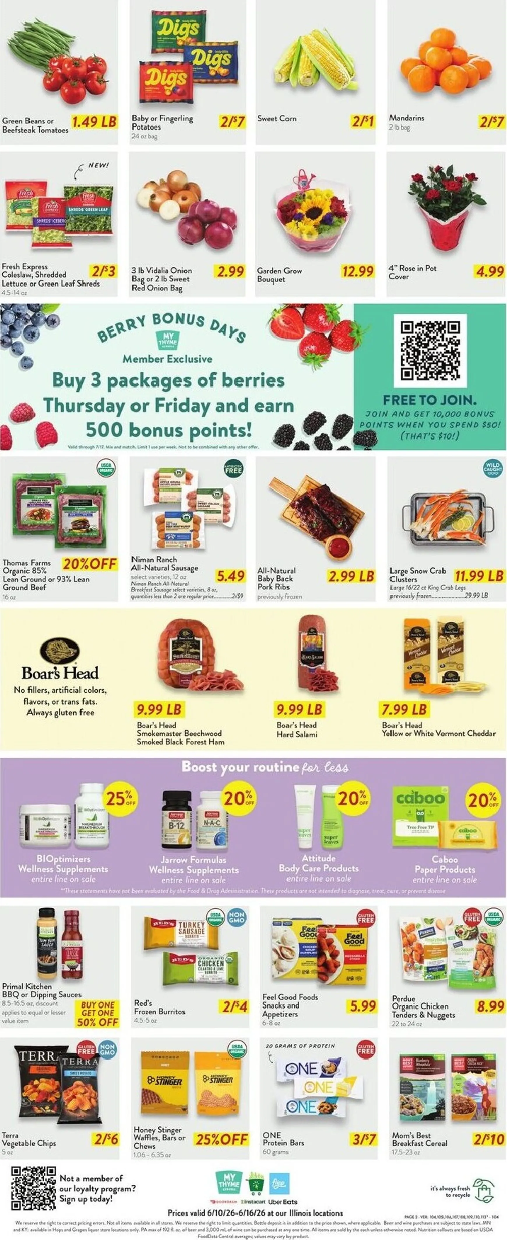 Weekly ad Limited Thyme Sale: 8/12 EZ Peel Raw Shrimp from June 11 to June 14 2026 - Page 5