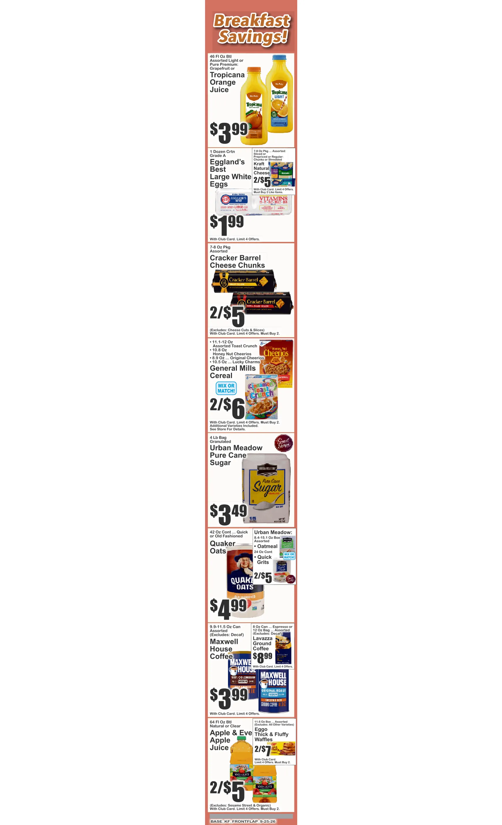 Weekly promotion Current Key Food leaflet valid from Friday 09/25/2026 to Thursday 10/01/2026 spanning from September 25 to October 1 2026 - Page 2 for Catalogue 365