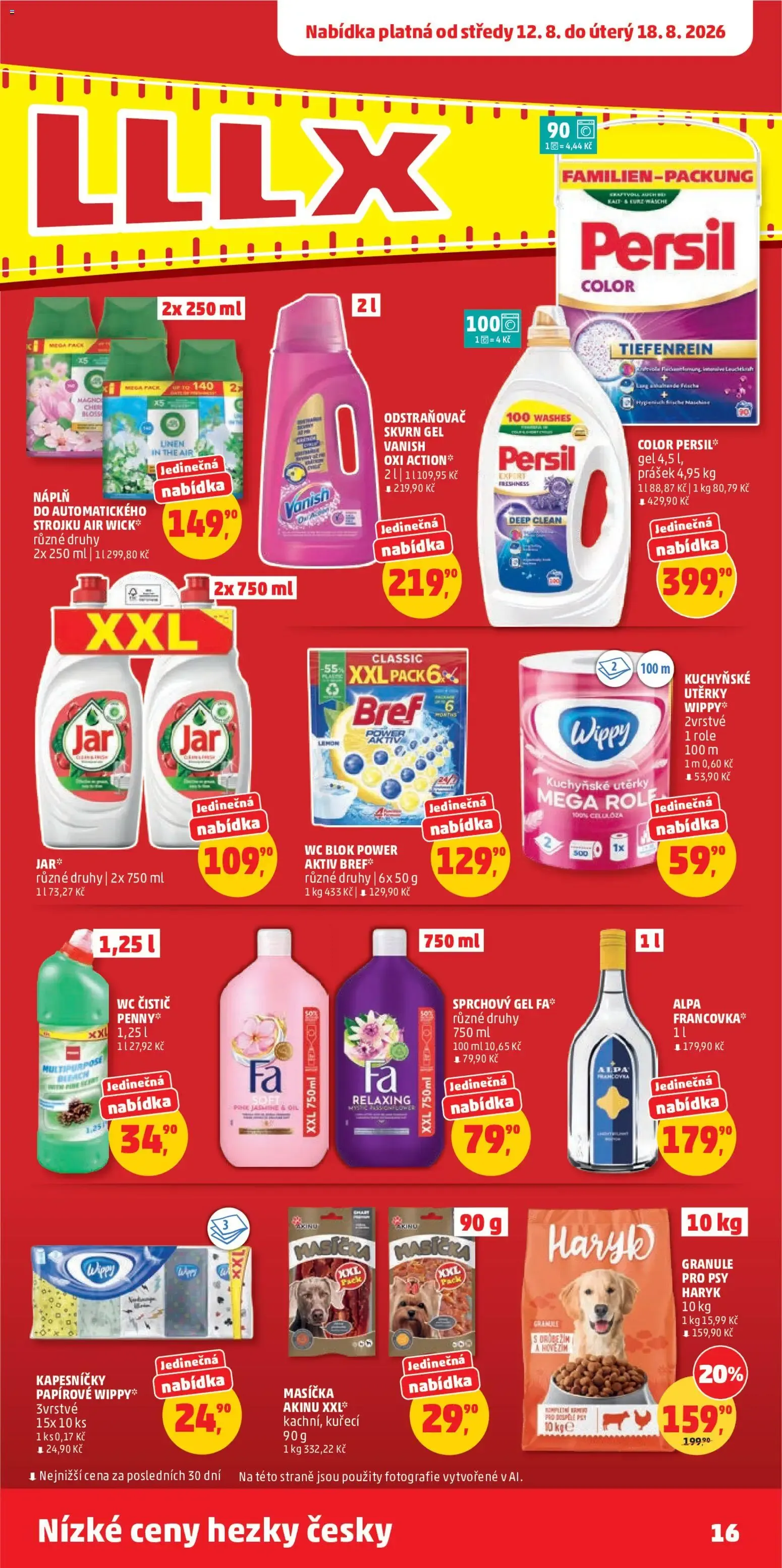 PENNY leták na příští týden (12.08.2026) - 12. srpna 18. srpna 2026 - Page 16