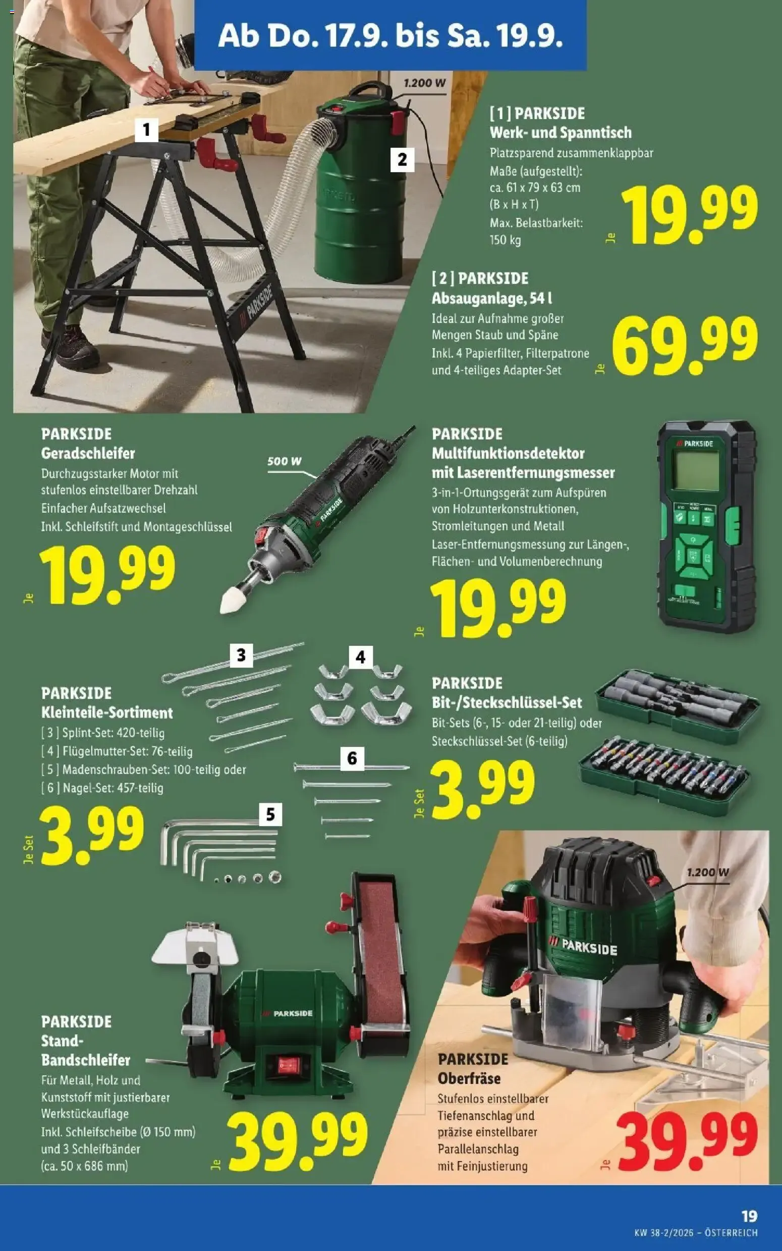 Lidl - Flugblatt ab 17.09.2026 - Angebote ab donnerstag von 17. September bis 19. September 2026 - Flugblätt seite  23