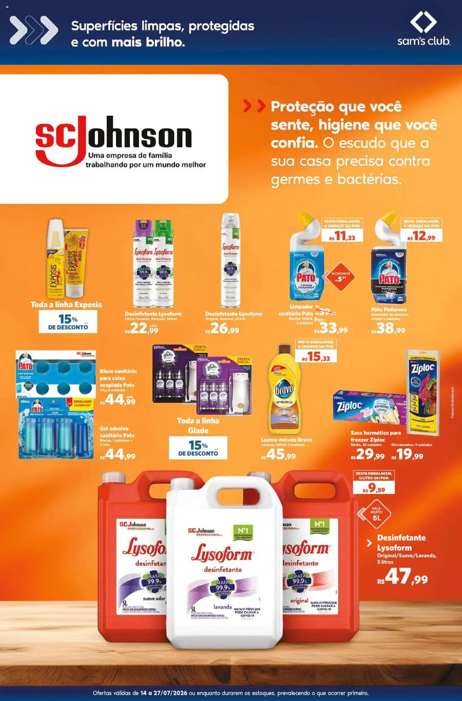 Encarte de Sam's Club ofertas Casa Limpa de 14/07/2026 | Promoções Online 14 de julho até 27 de julho 2026 - Pagina 8
