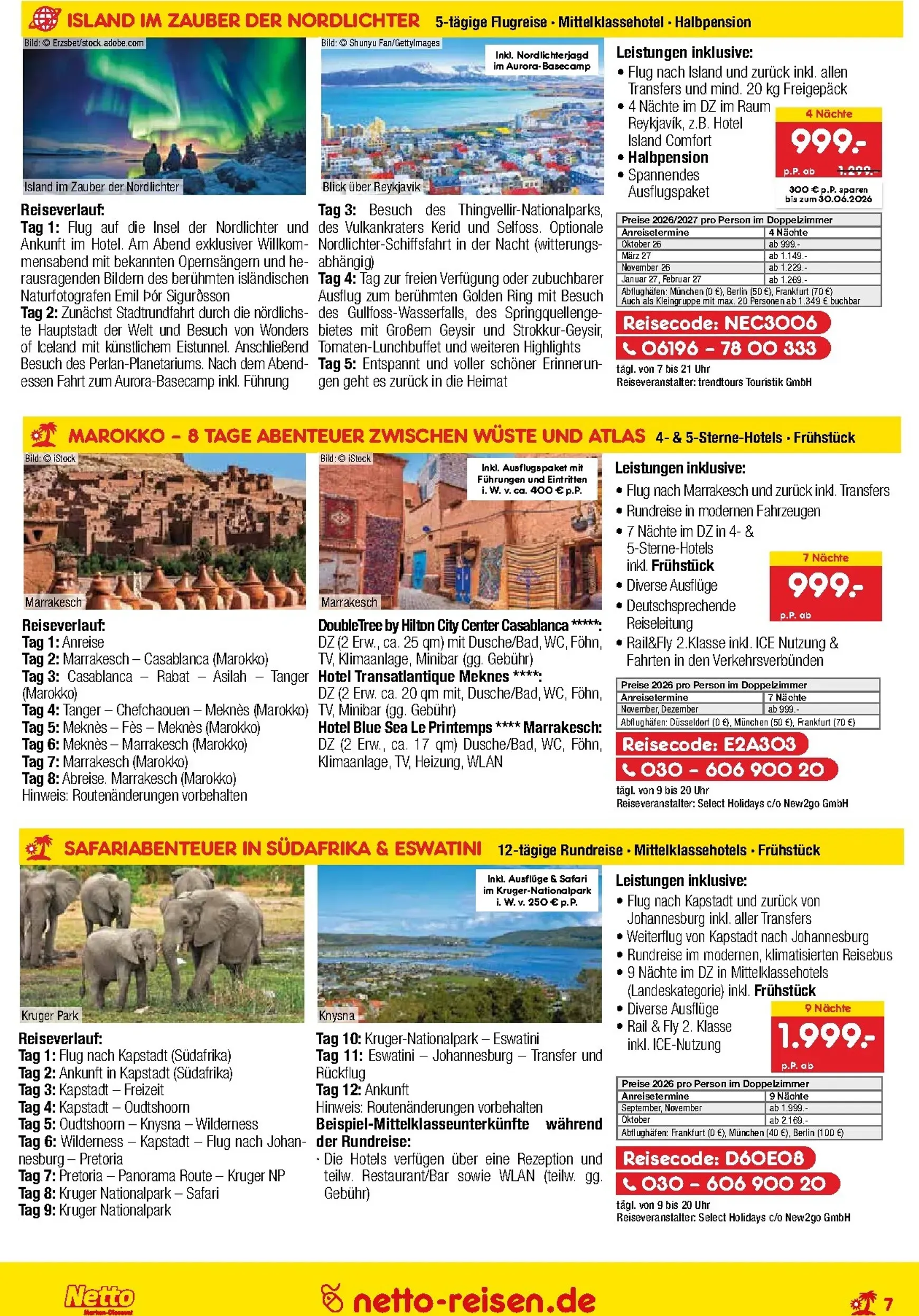 Netto Marken Discount - Reise-Angebote Prospekt – von Donnerstag 28.05.2026 bis Dienstag 30.06.2026 von 28. Mai bis 30. Juni 2026 - Prospekt seite 7