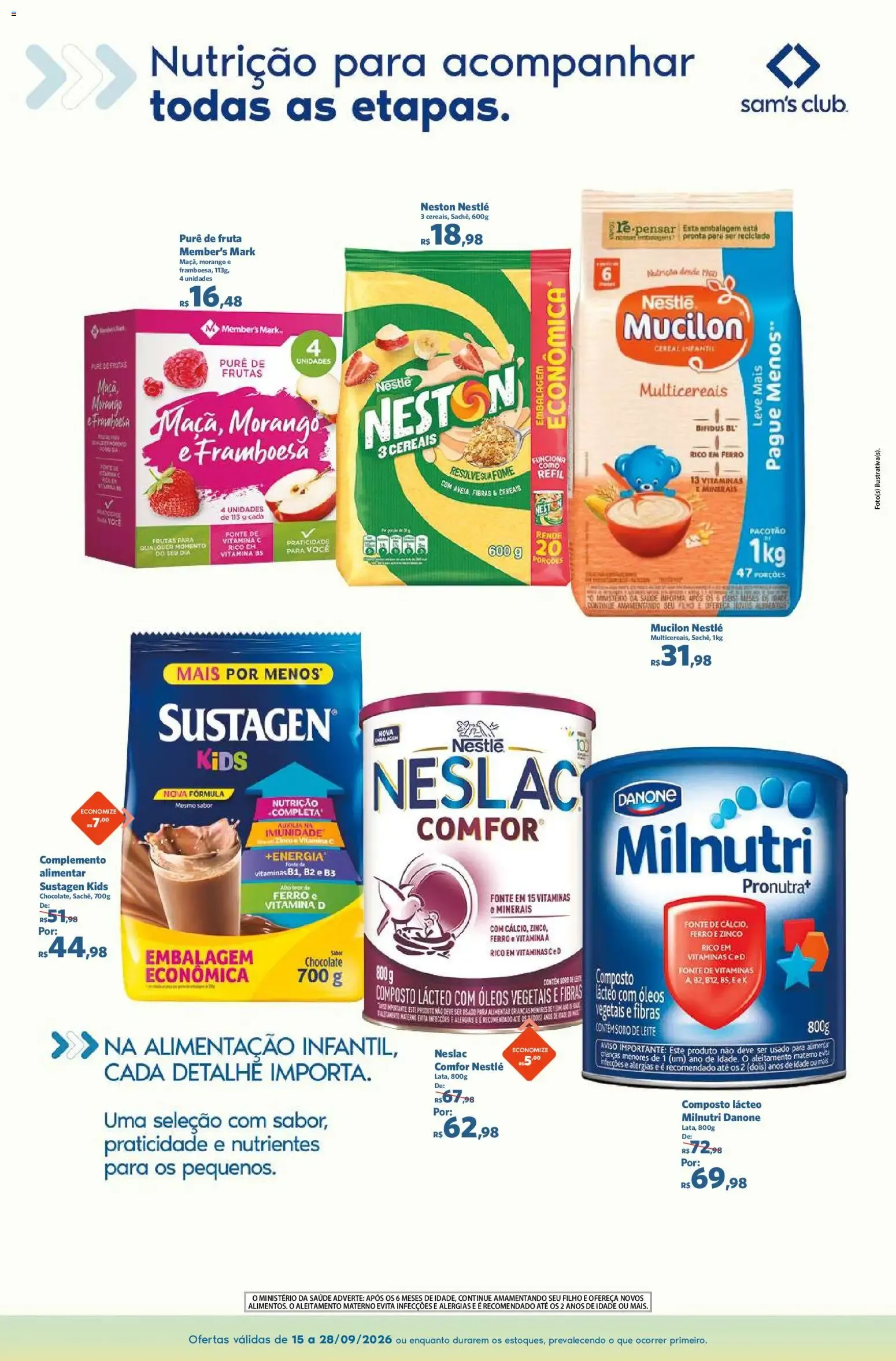Encarte de Sam's Club ofertas Bebê de 15/09/2026 | Promoções Online 15 de setembro até 28 de setembro 2026 - Pagina 6