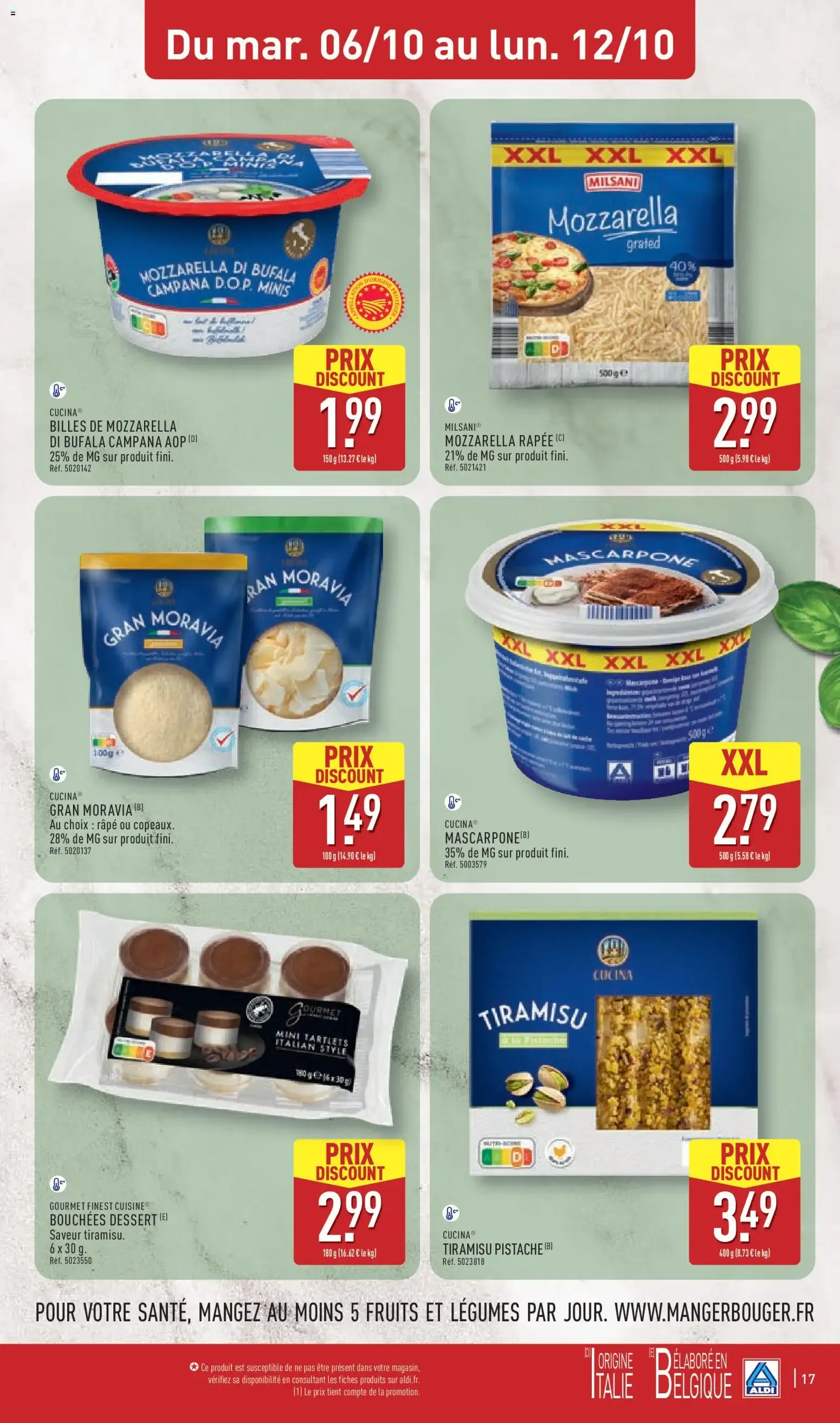 Aldi: Un savoureux voyage en Italie à prix discount du 6 octobre au 12 octobre 2026 - Catalogue page 19
