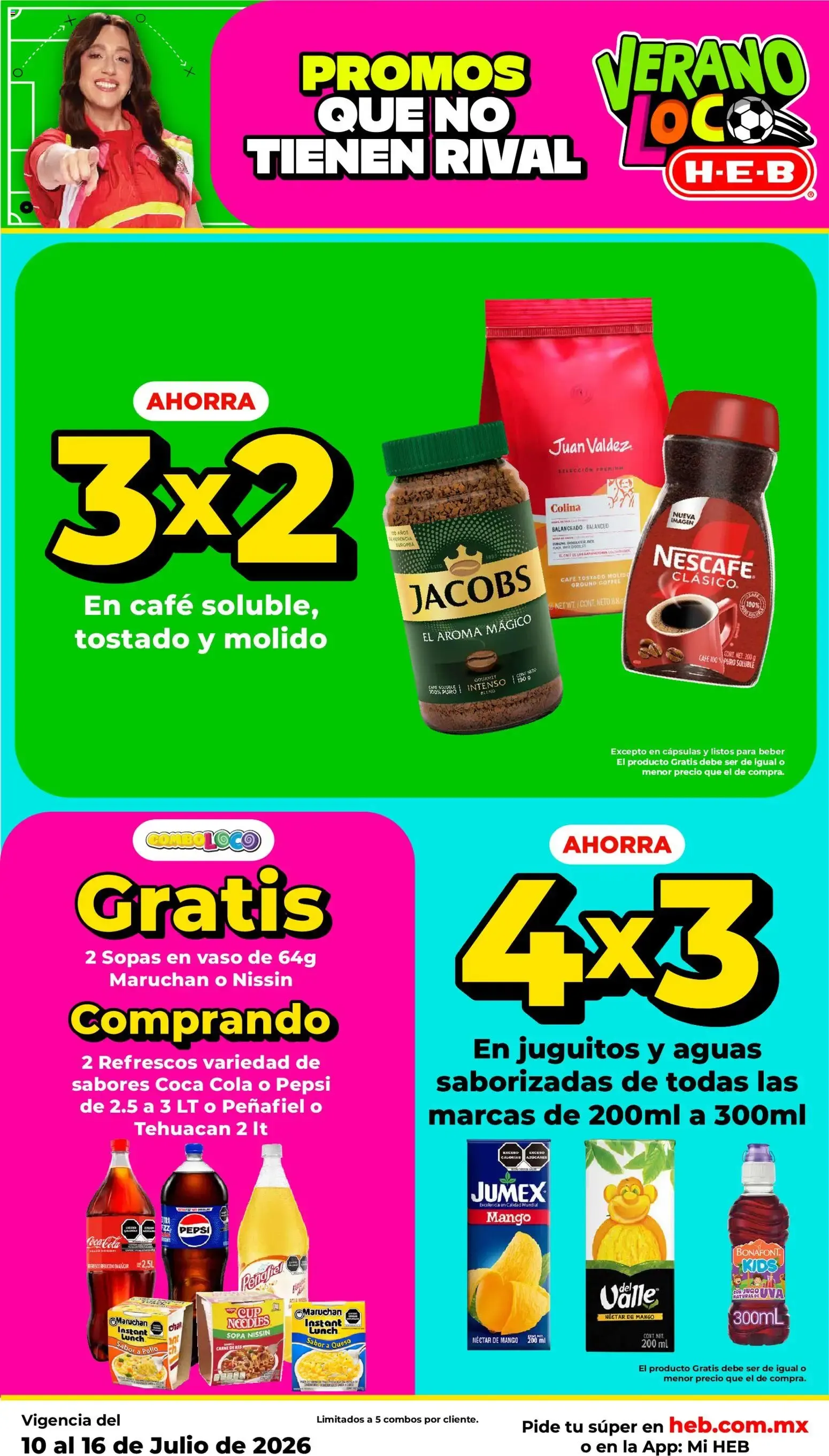 Catálogo de Verano Loco H-E-B 10 de julio al 16 de julio 2026 - Pagina 6