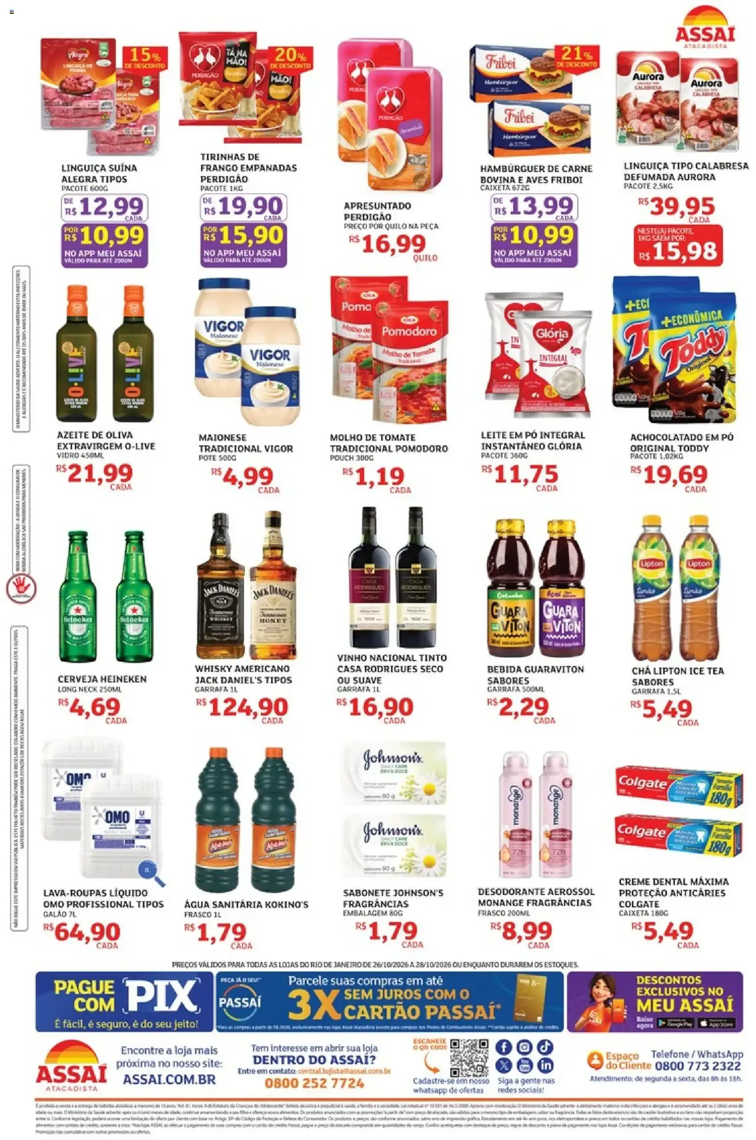 Encarte de Assaí Atacadista ofertas - RJ de 26/10/2026 | Promoções Online 26 de outubro até 28 de outubro 2026 - Pagina 2