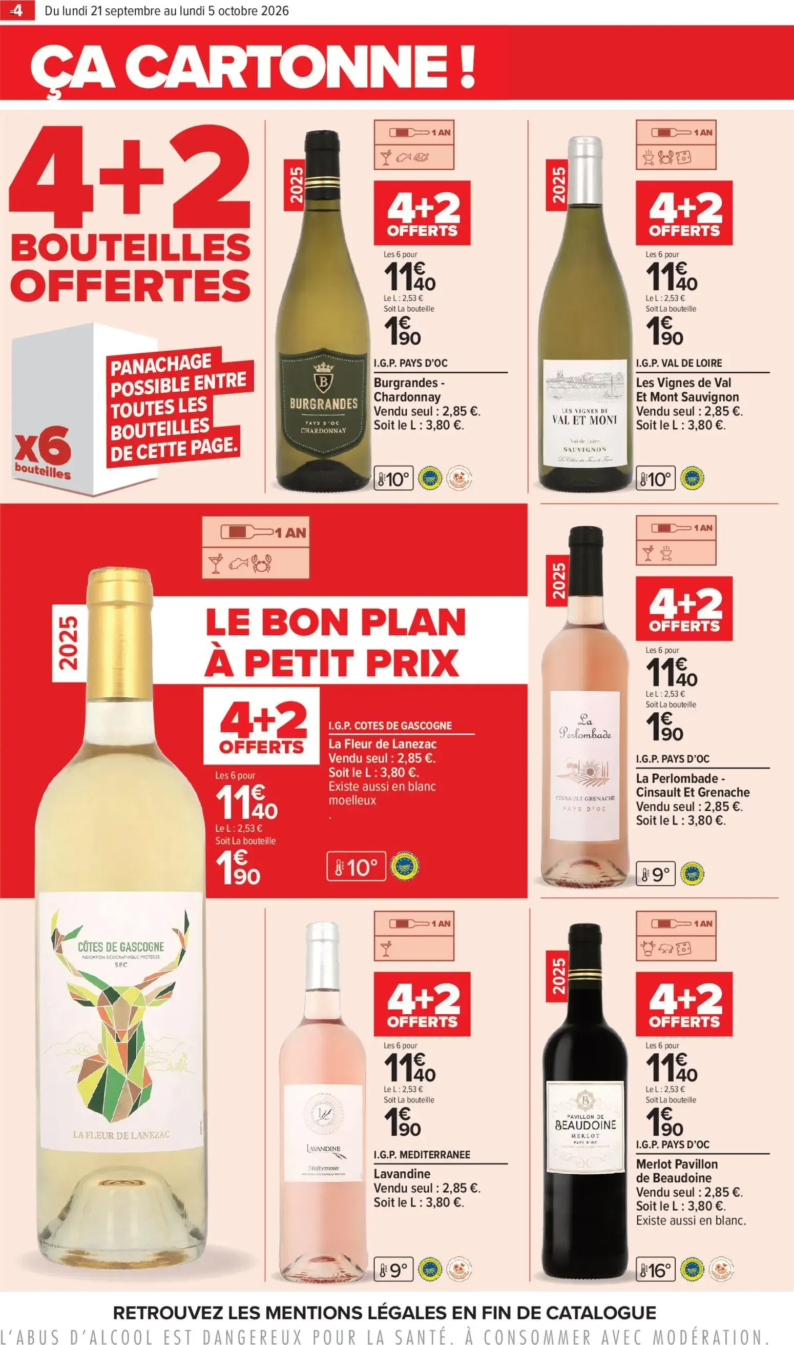 Carrefour Foire aux vins d automne à partir du 21/09/2026 - promo en ligne du 21 septembre au 5 octobre 2026 - Catalogue page 4