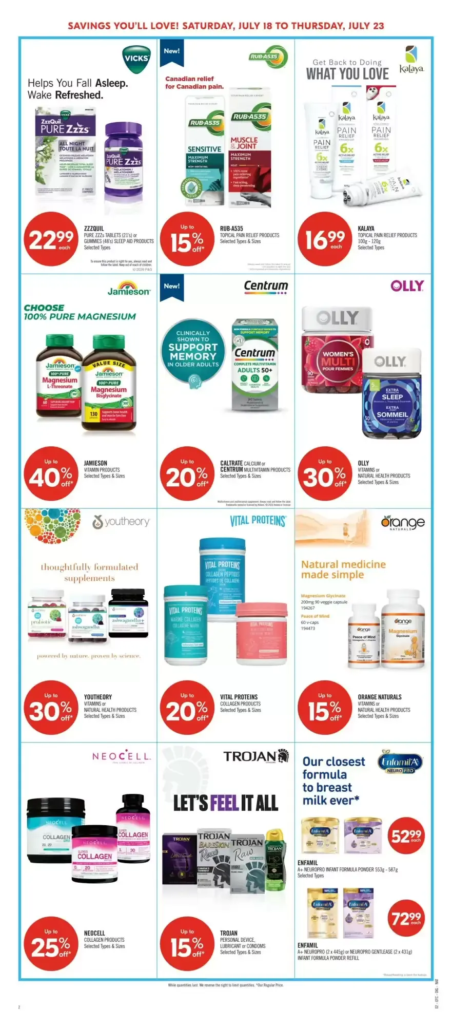 2 DAY SALE from July 18 to July 19 2026 - flyer page 18