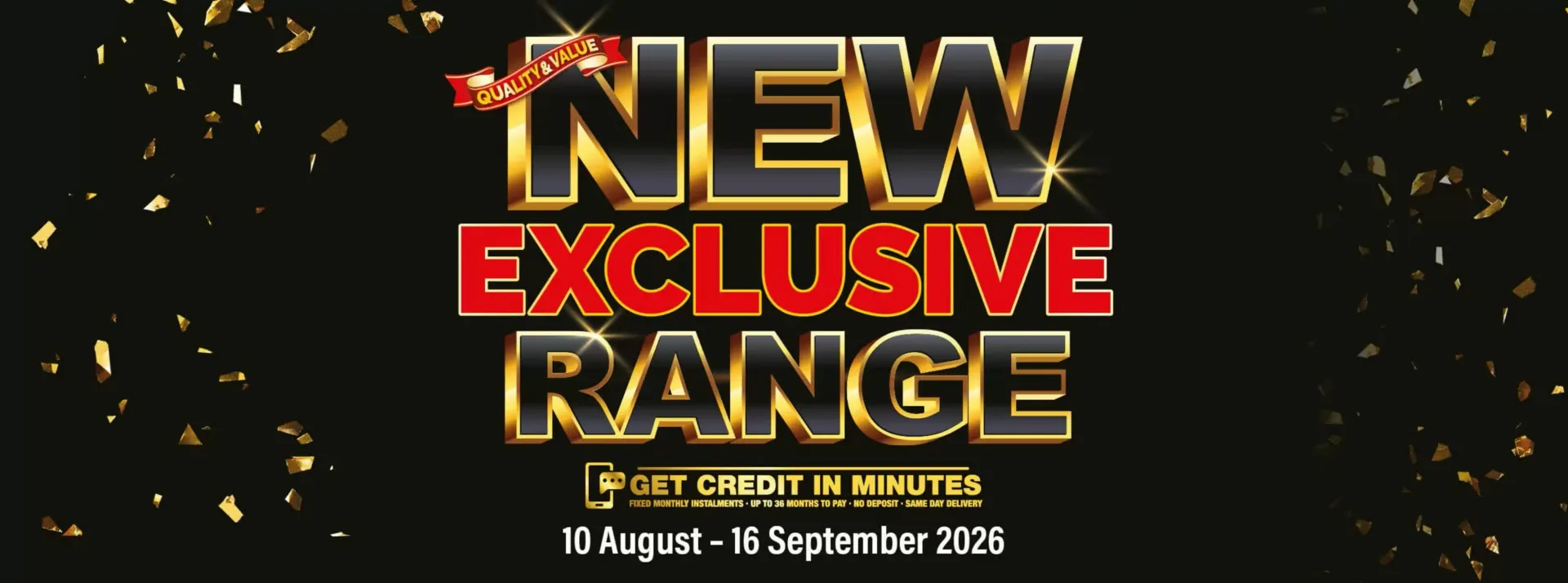 NEW EXCLUSIVE RANGE from 10 August to 16 September 2026 - Catalogue Page 1