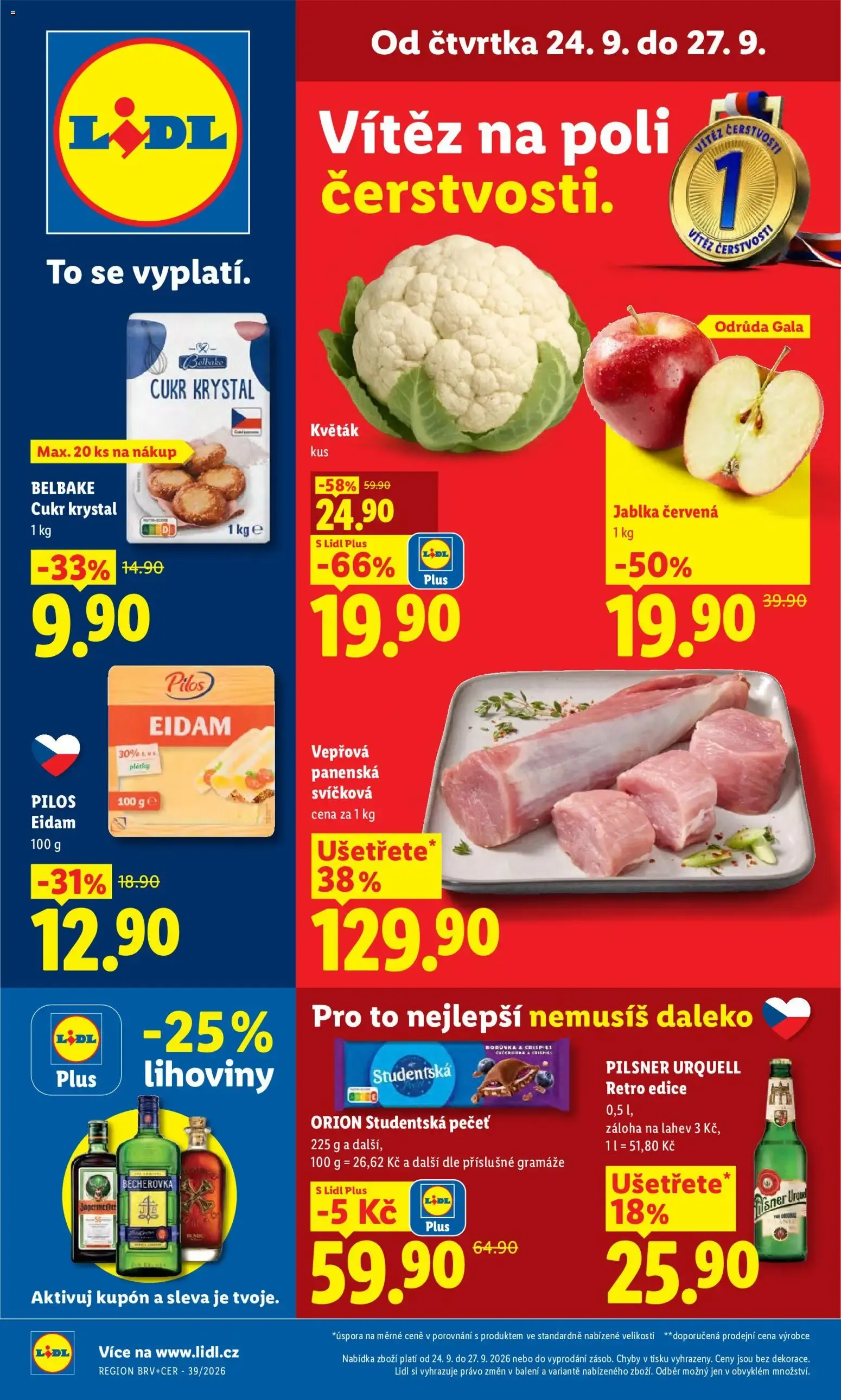 LIDL - Vítěz na poli čerstvosti - 24. září 27. září 2026 - Page 1