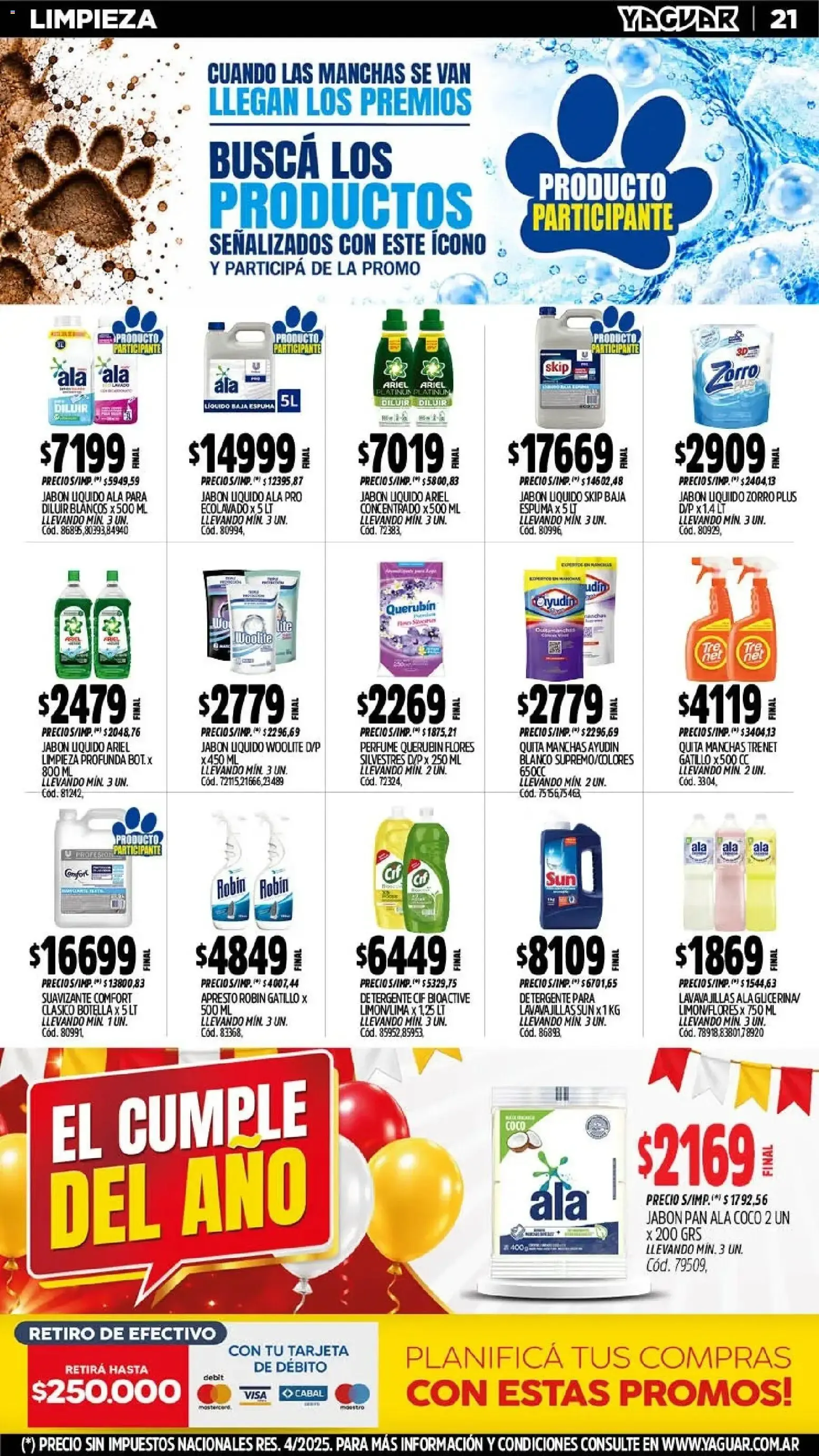 Ofertas de Yaguar - El Cumple del Año 38 5 de octubre al 10 de octubre 2026 - Página 19 del catálogo