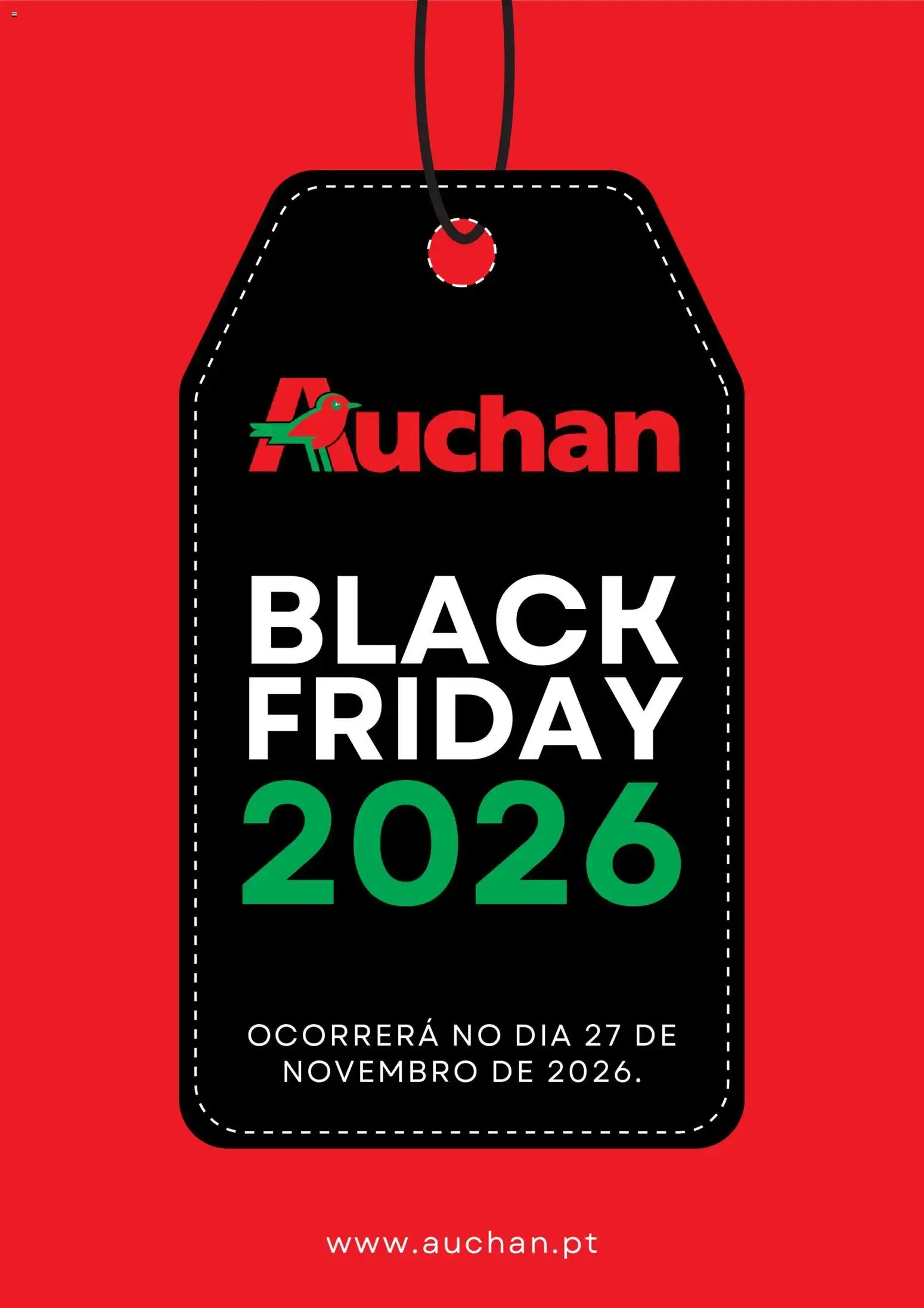Folheto Auchan BLACK FRIDAY 2026 de 27 de novembro até 27 de novembro 2026 - Pagina 1