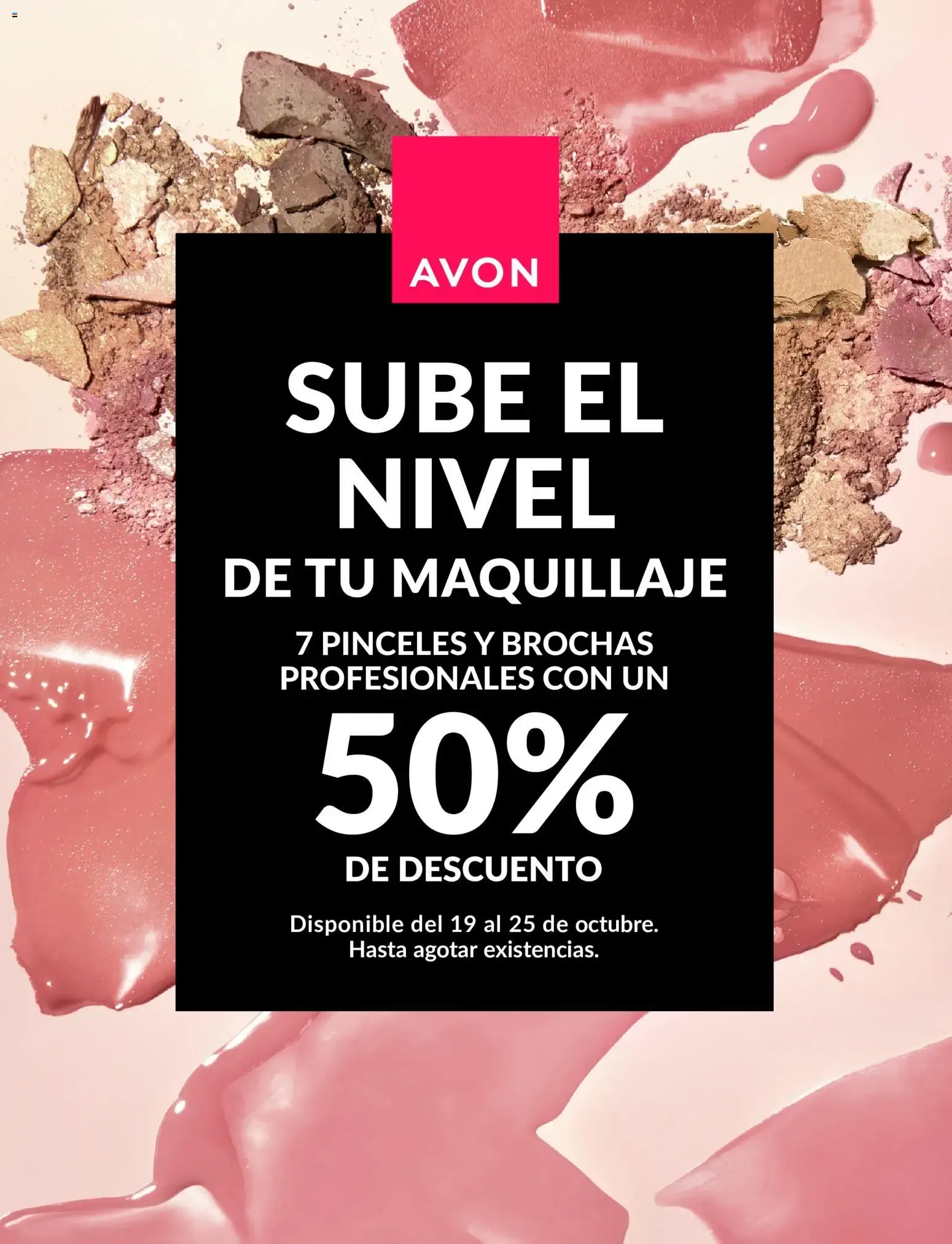 Catálogo de Avon Sube el nivel de tu maquillaje 19 de octubre al 25 de octubre 2026 - Página 1
