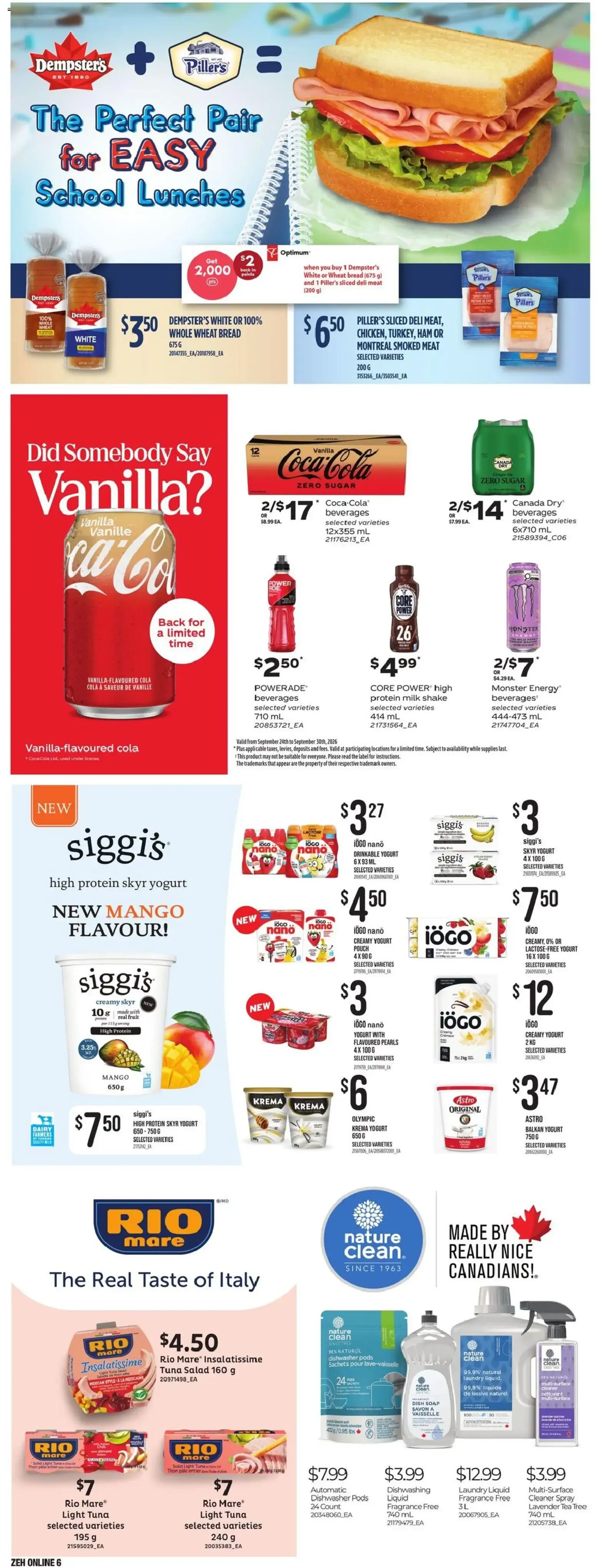 Zehrs weekly flyer / circulaire from Sep 24, 2026 > weekly specials & deals from September 24 to September 30 2026 - flyer page 15