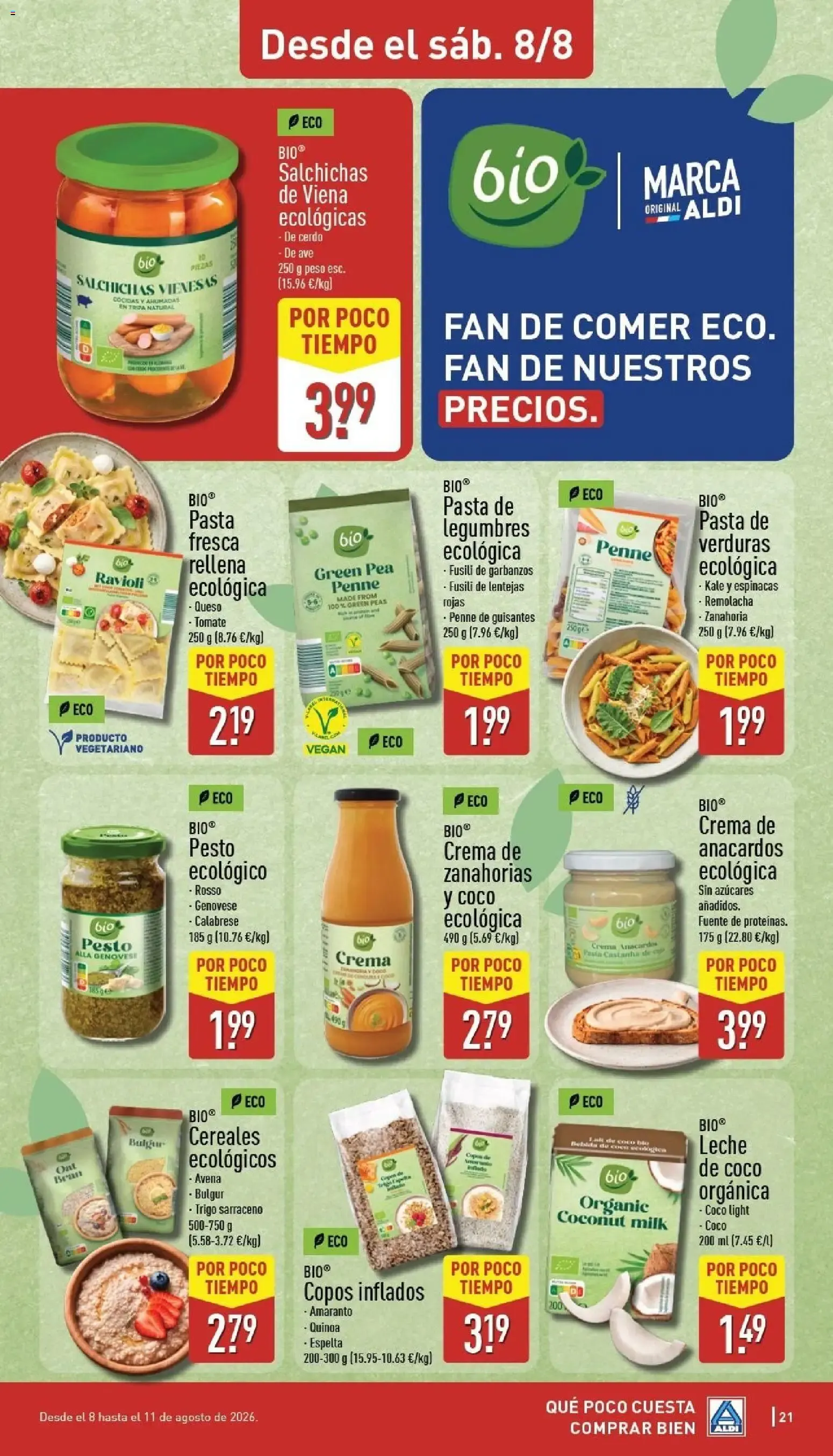 Catálogo de Aldi folleto Península del 03/08/2026 | Catálogo 3 de agosto al 9 de agosto 2026 - Página 21